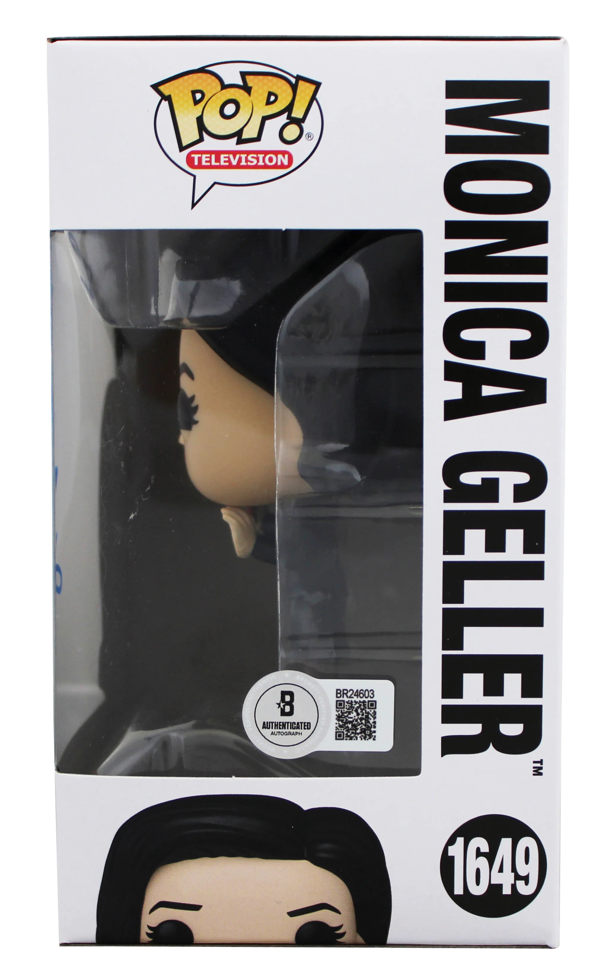 Courtney Cox Friends Signed Monica Geller #1649 Funko Pop Figure BAS #BR24603 - Image 4