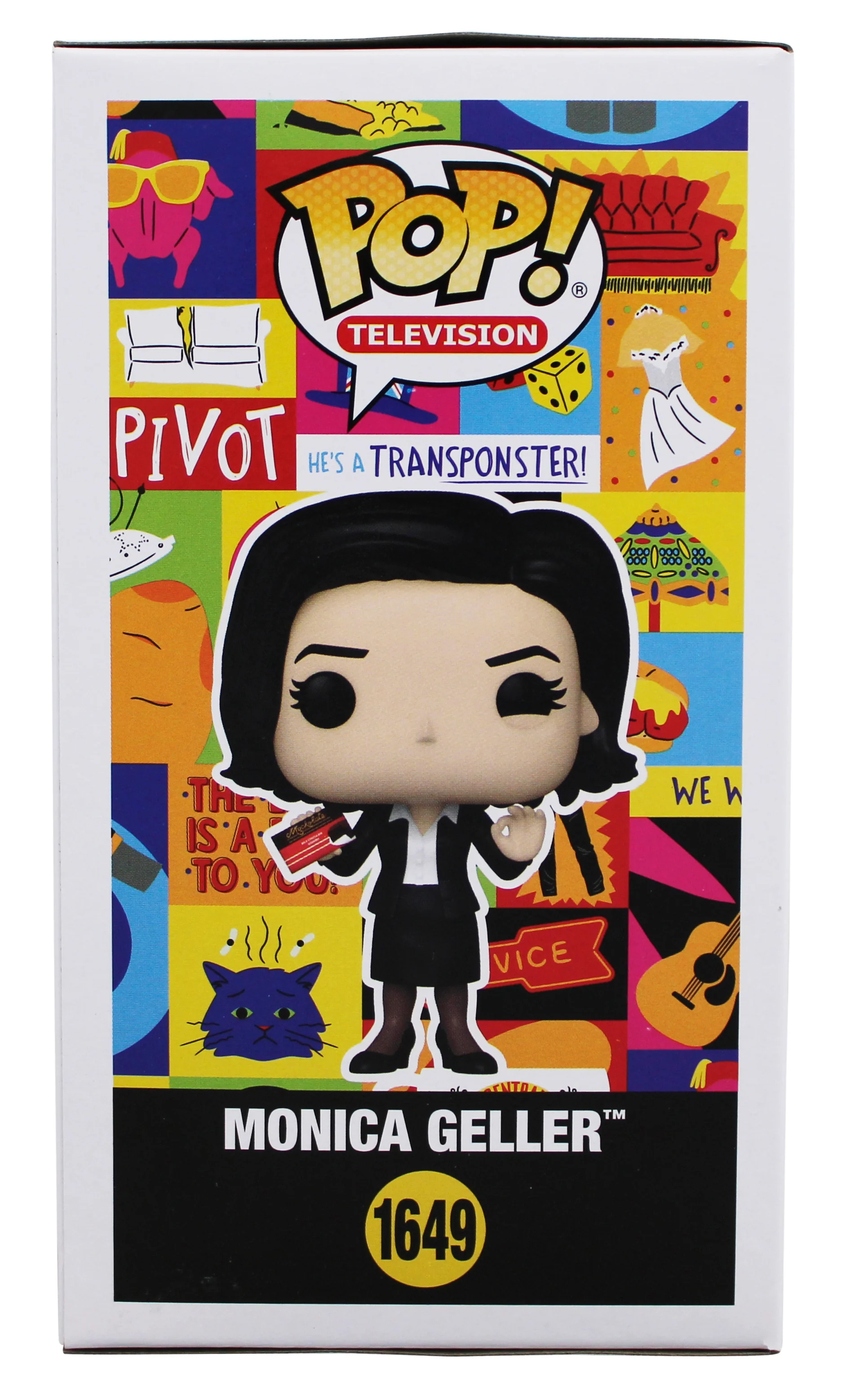Courtney Cox Friends Signed Monica Geller #1649 Funko Pop Figure BAS #BR24603 - Image 6