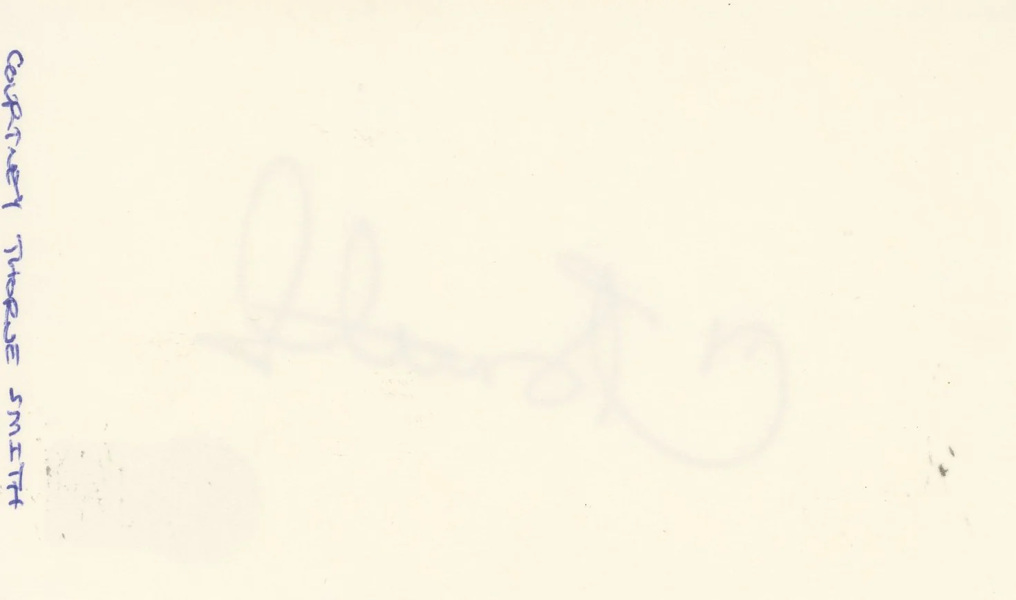 Courtney Thorne Smith Melrose Place Authentic Signed 3x5 Index Card BAS #BQ45362 - Image 3