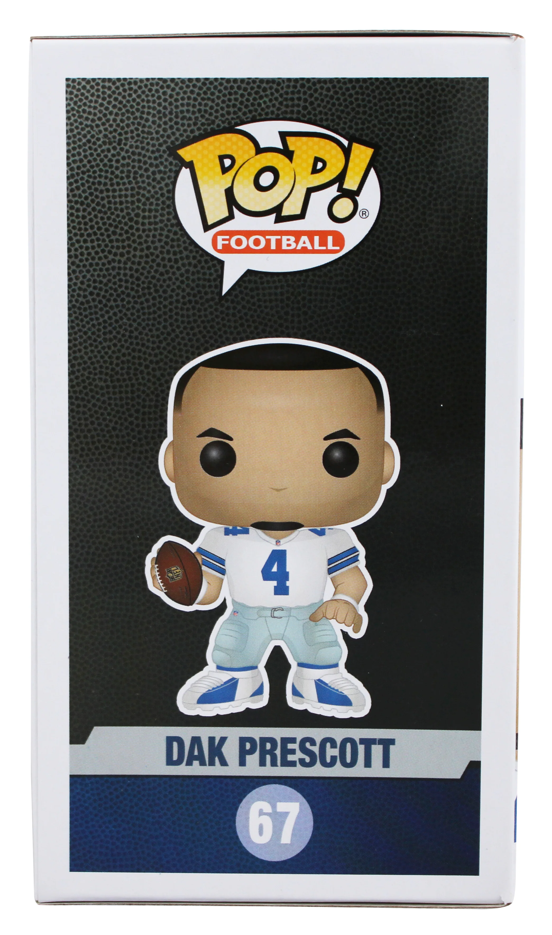 Cowboys Dak Prescott Authentic Signed #67 Funko Pop Vinyl Figure BAS Witnessed - Image 6