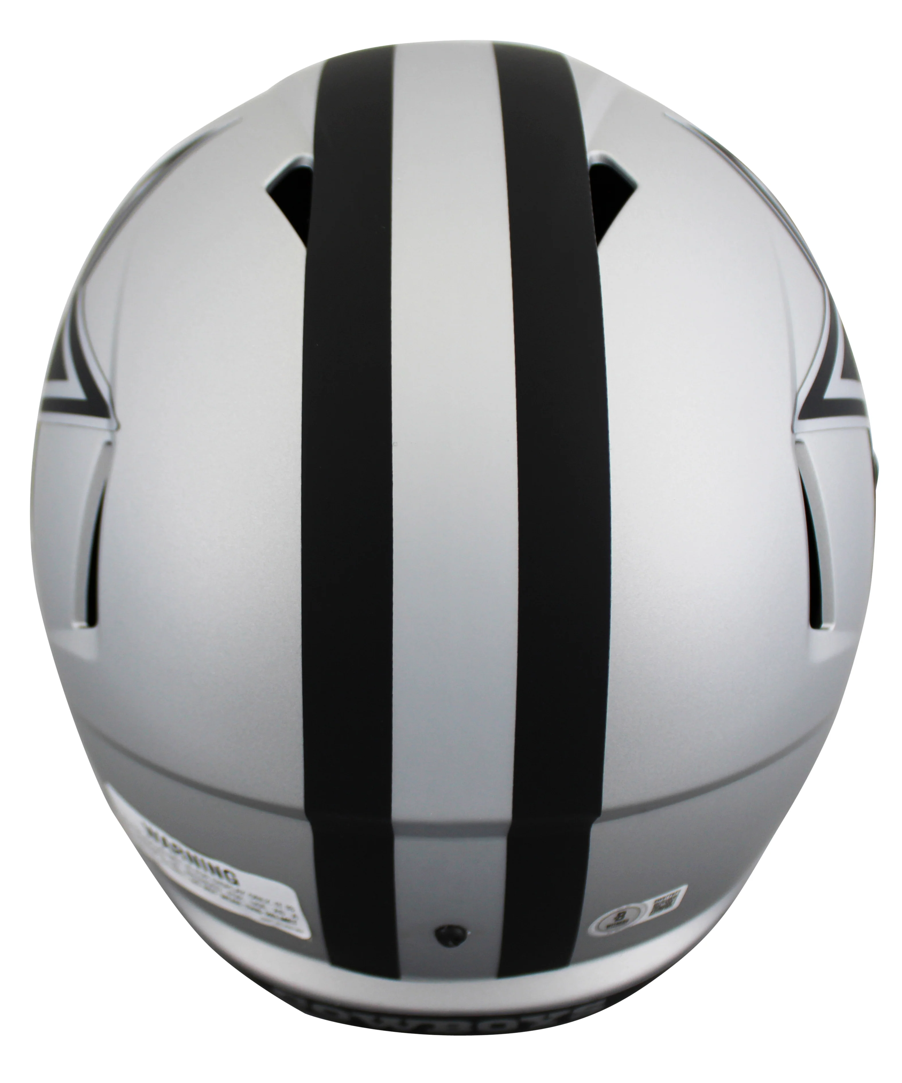 Cowboys Dak Prescott Signed Rave Full Size Speed Rep Helmet W/ Case BAS Witness - Image 4