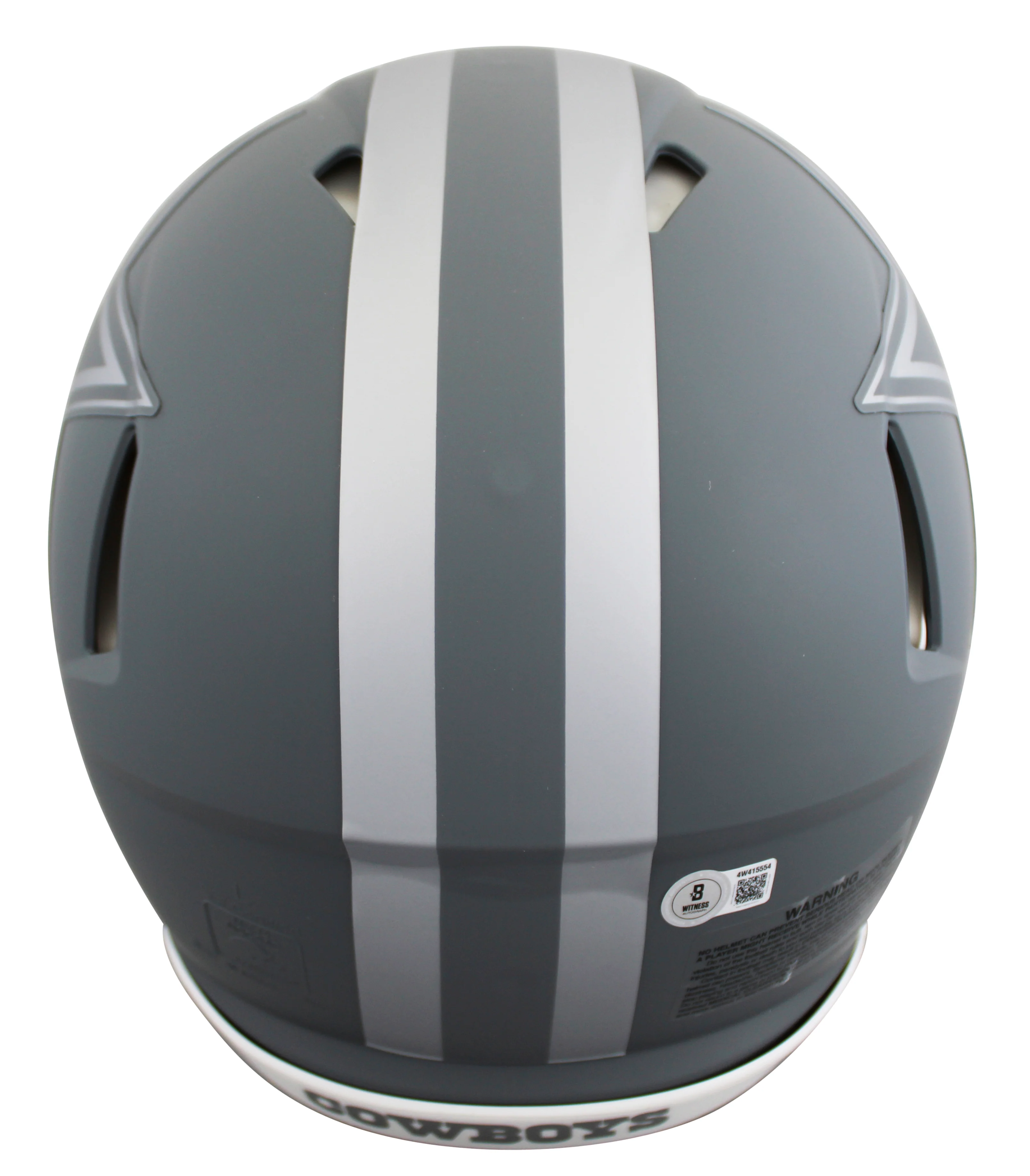 Cowboys Dez Bryant Signed Slate Full Size Speed Proline Helmet W/ Case BAS Wit - Image 4
