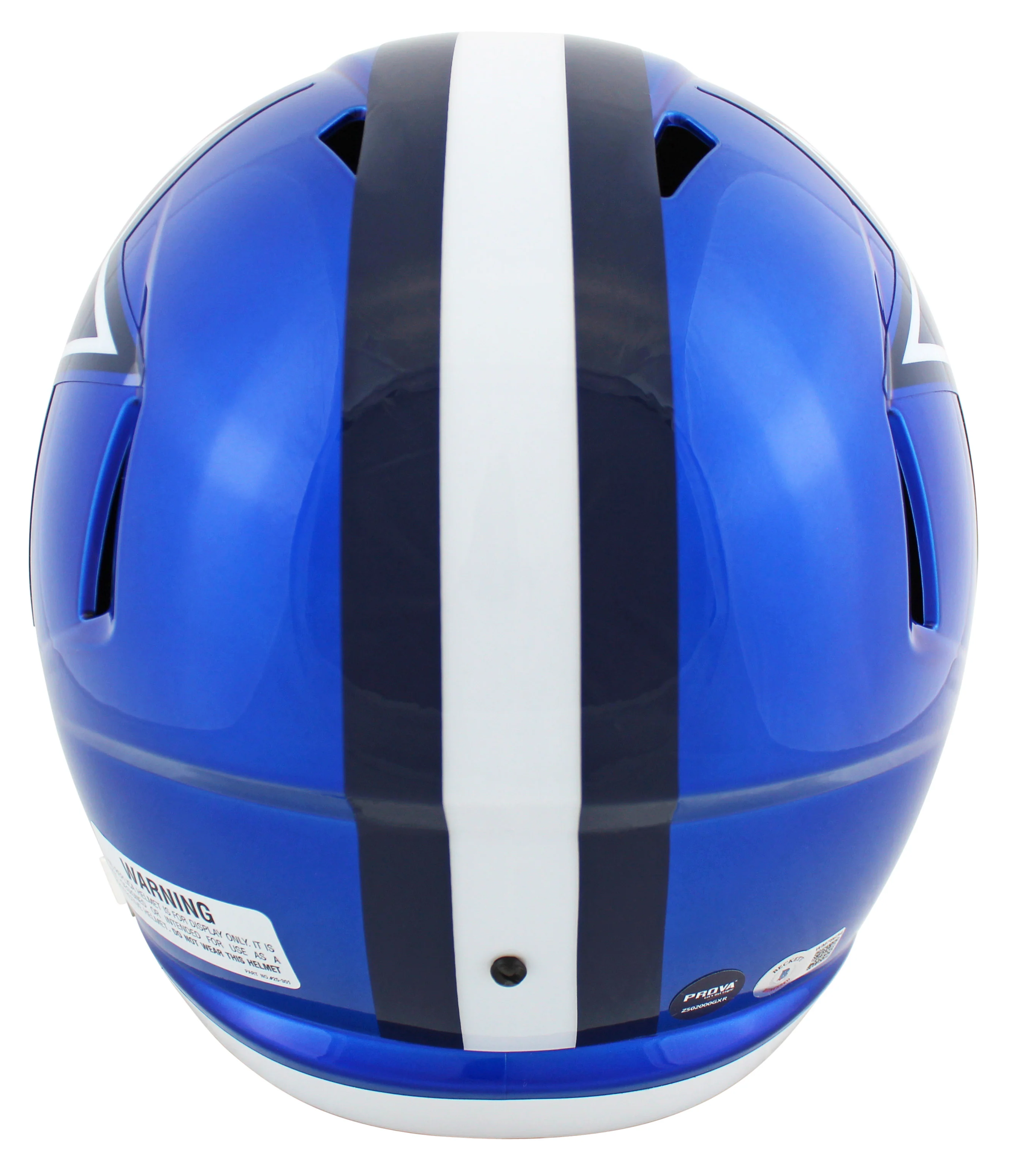 Cowboys Emmitt Smith Signed Flash Full Size Speed Rep Helmet BAS Witnessed - Image 3
