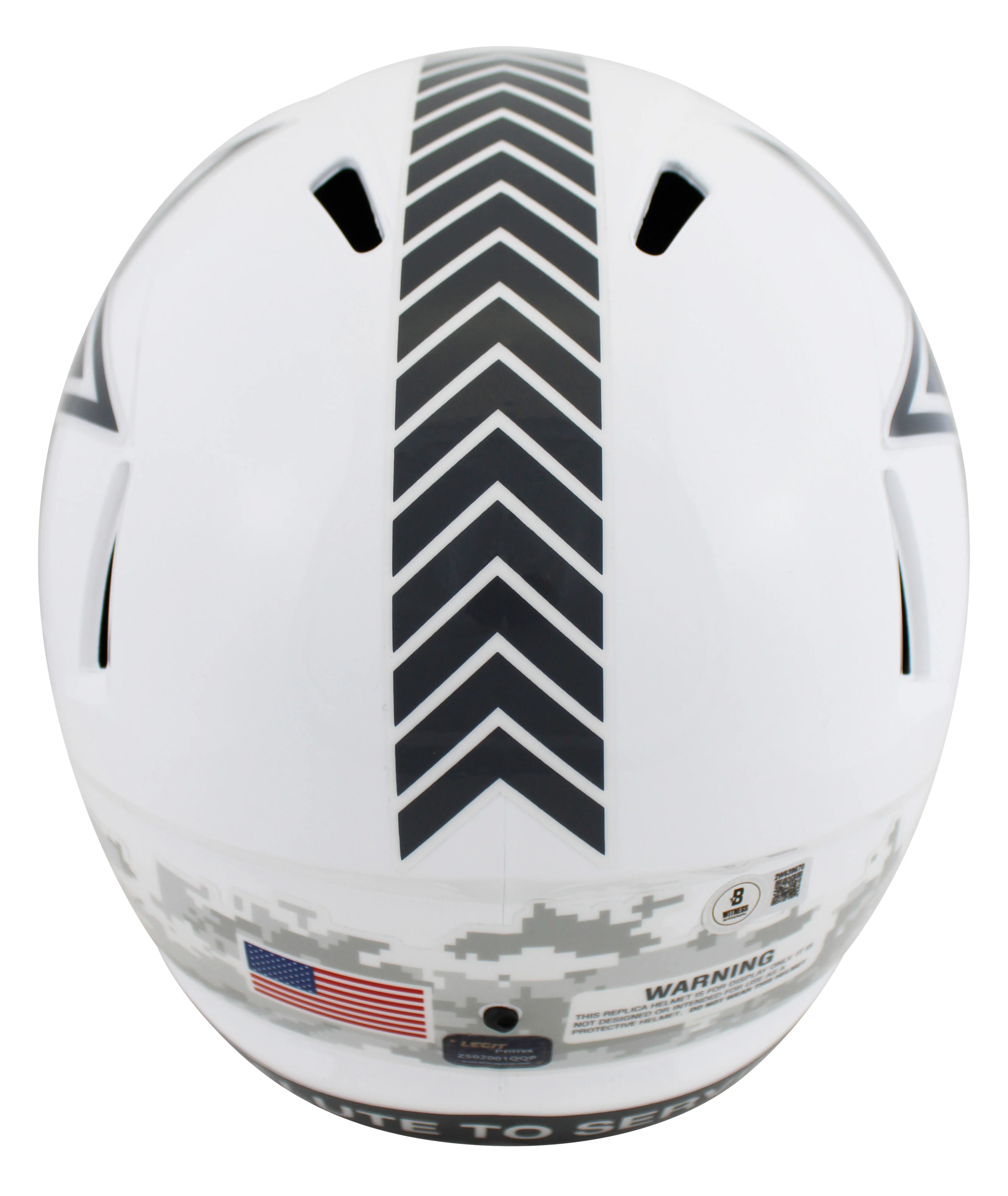 Cowboys Emmitt Smith Signed STS III Full Size Speed Rep Helmet W/ Case BAS Wit - Image 4