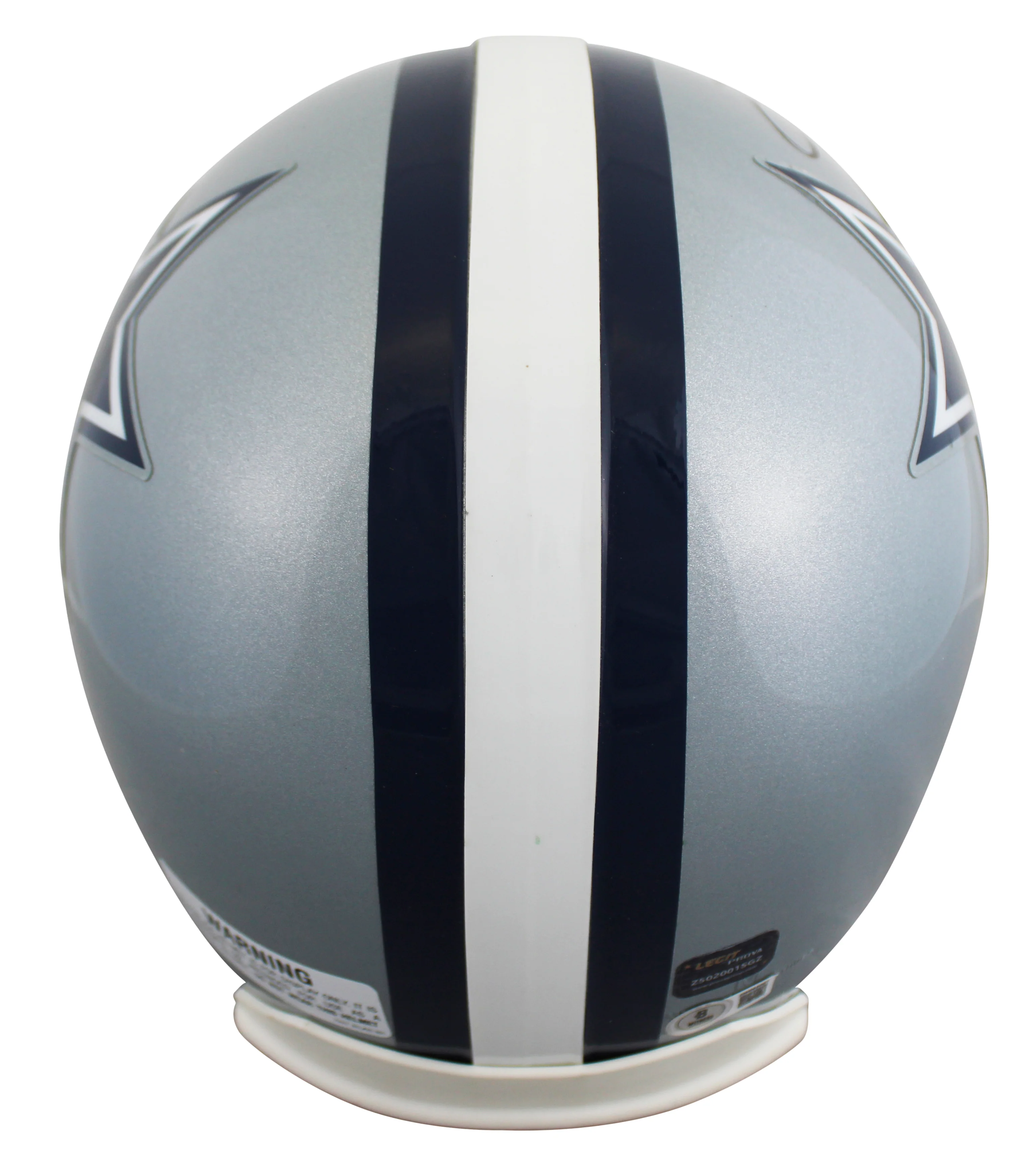 Cowboys Emmitt Smith Signed VSR4 Full Size Rep Helmet BAS Witnessed #2W882087 - Image 3
