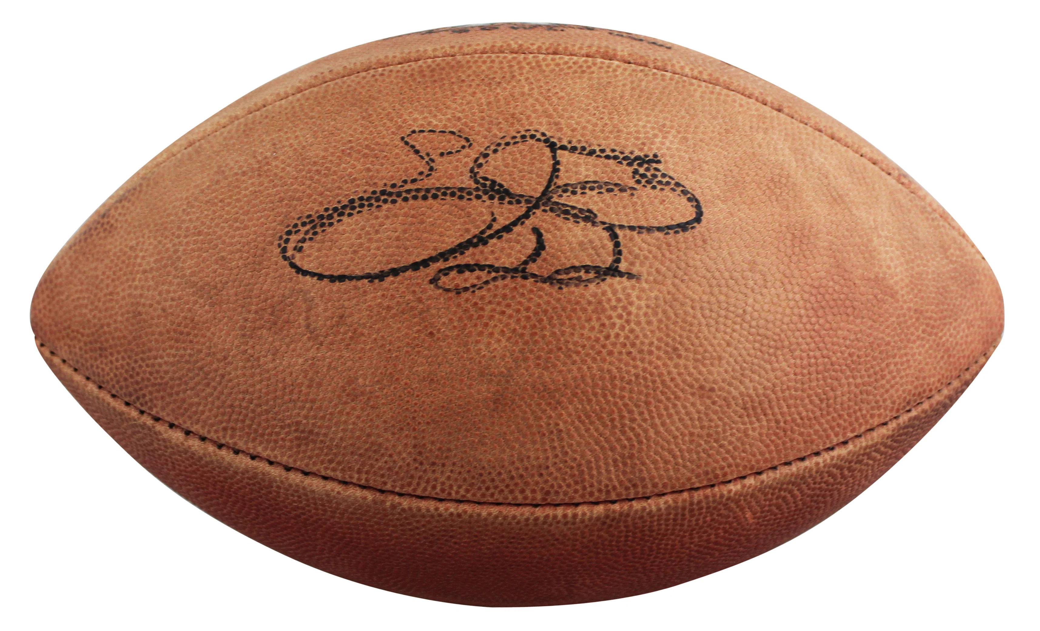 Cowboys Emmitt Smith Signed Wilson Super Bowl XXX Logo Football BAS W #3W321454 - Image 3