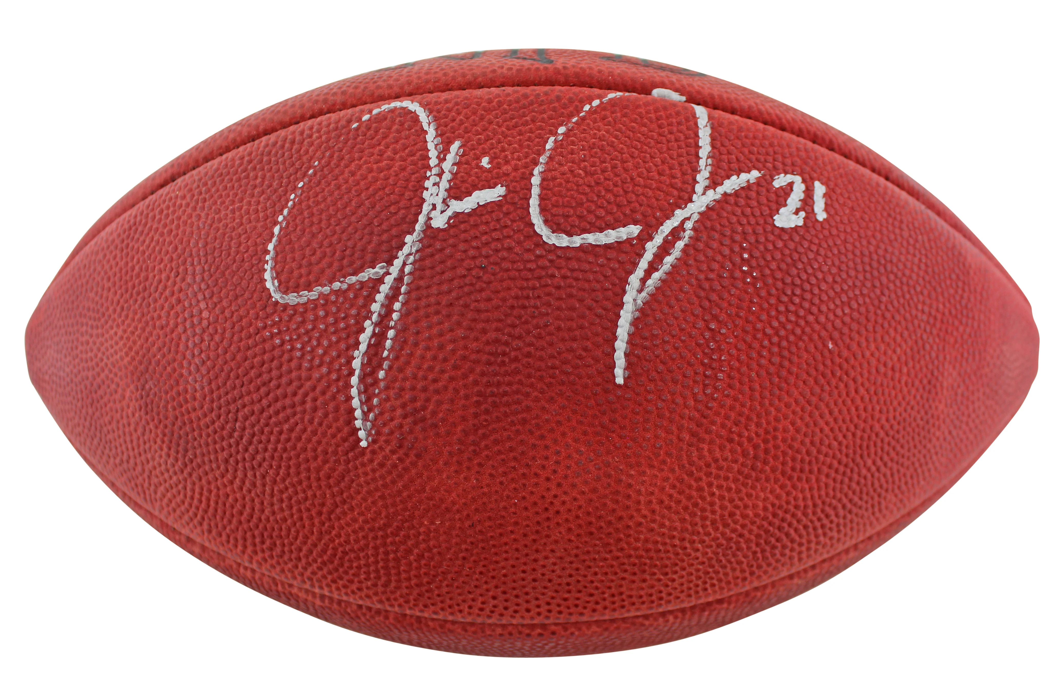 Cowboys Julius Jones Authentic Signed Official Nfl Football BAS #BB22953 - Image 2