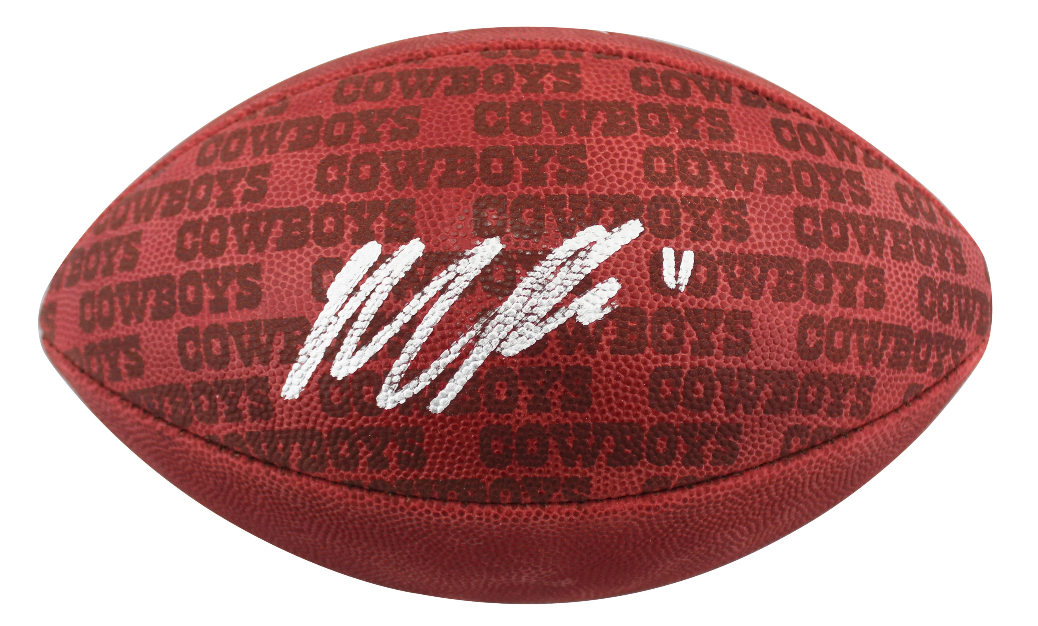 Cowboys Micah Parsons Signed Wilson "The Duke" Team Showcase Football Fanatics - Image 3