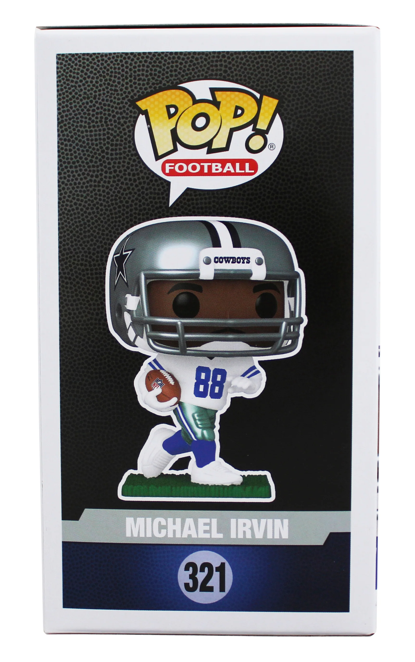 Cowboys Michael Irvin Authentic Signed #321 Funko Pop Vinyl Figure BAS Witnessed - Image 6