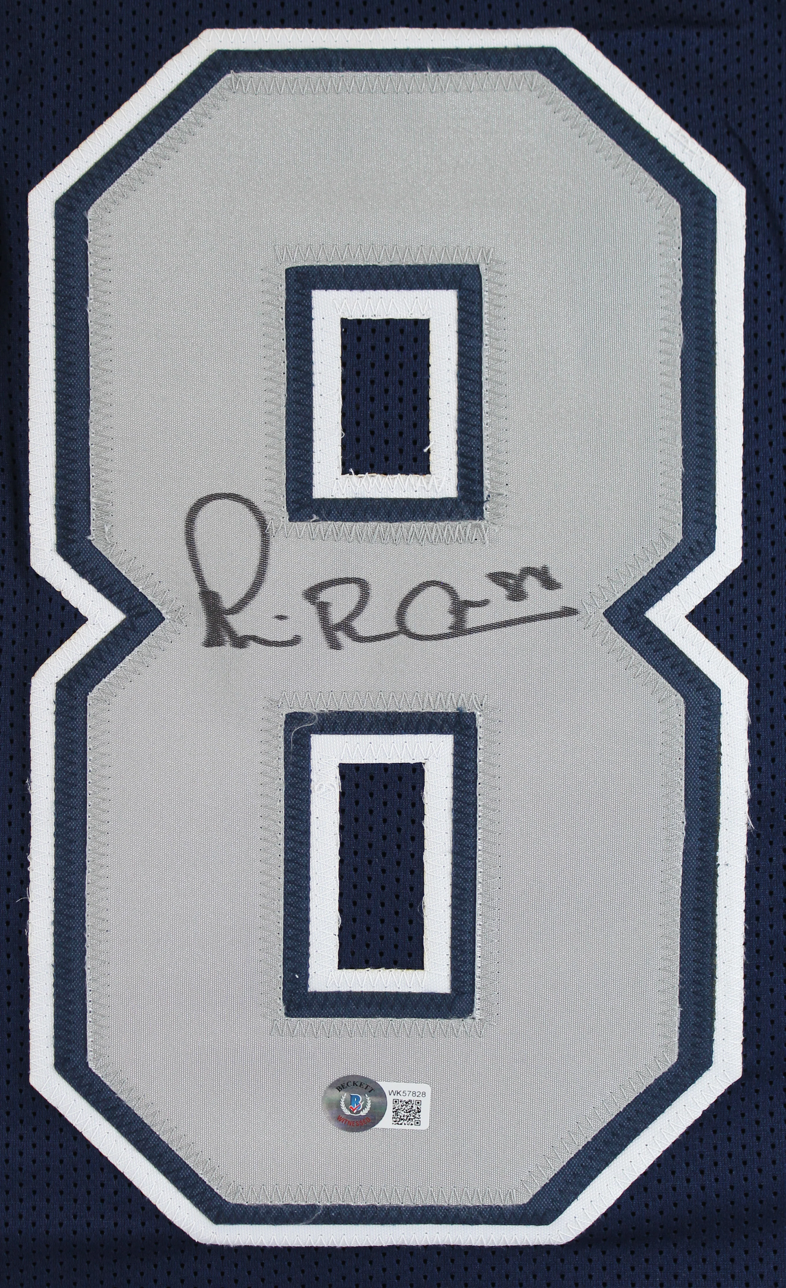Cowboys Michael Irvin Signed Navy Blue Pro Style Jersey w/ Grey #s BAS Witnessed - Image 3