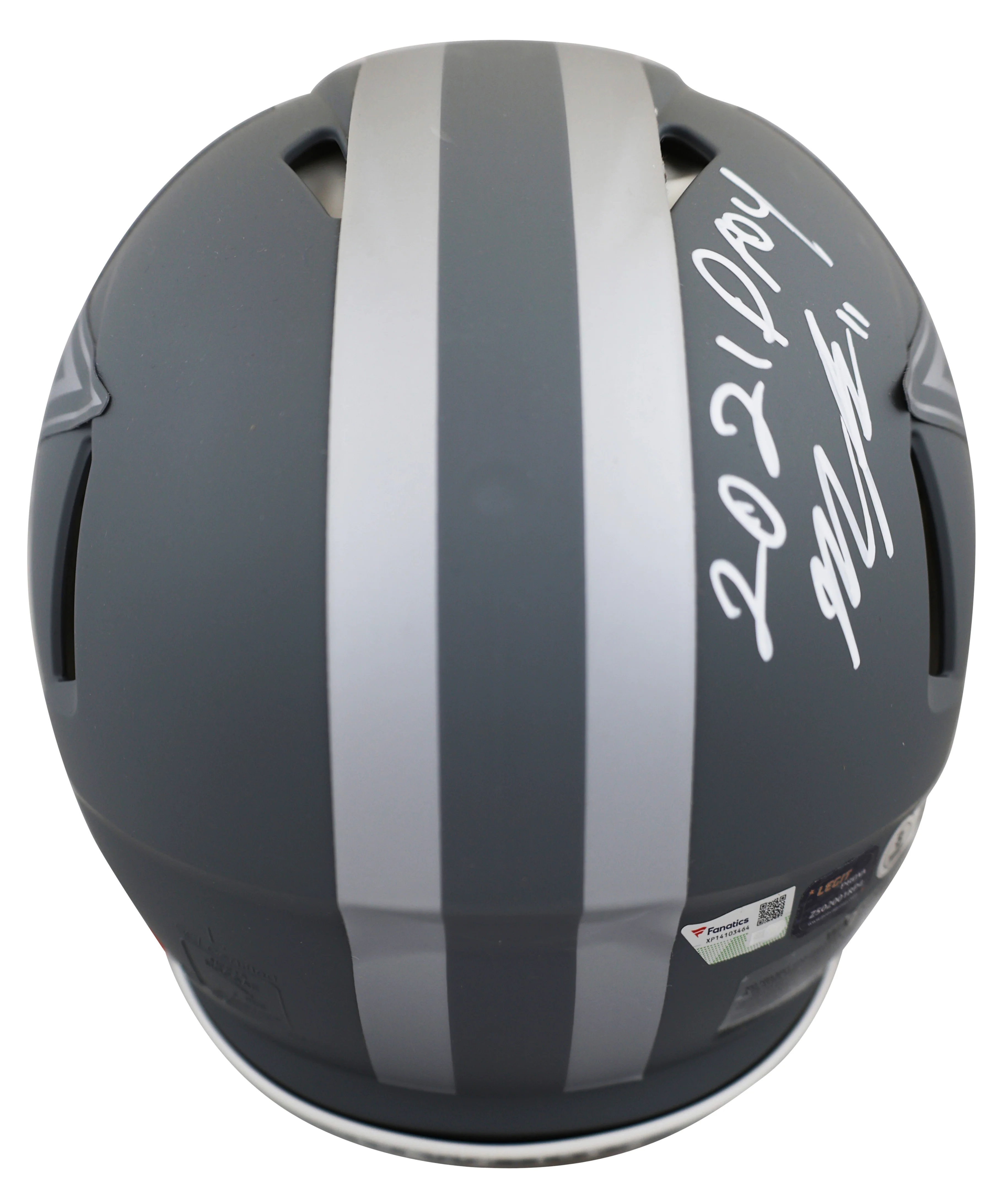 Cowboys Prescott, Smith, Parsons +2 Signed Slate F/S Speed Proline Helmet BAS W - Image 3