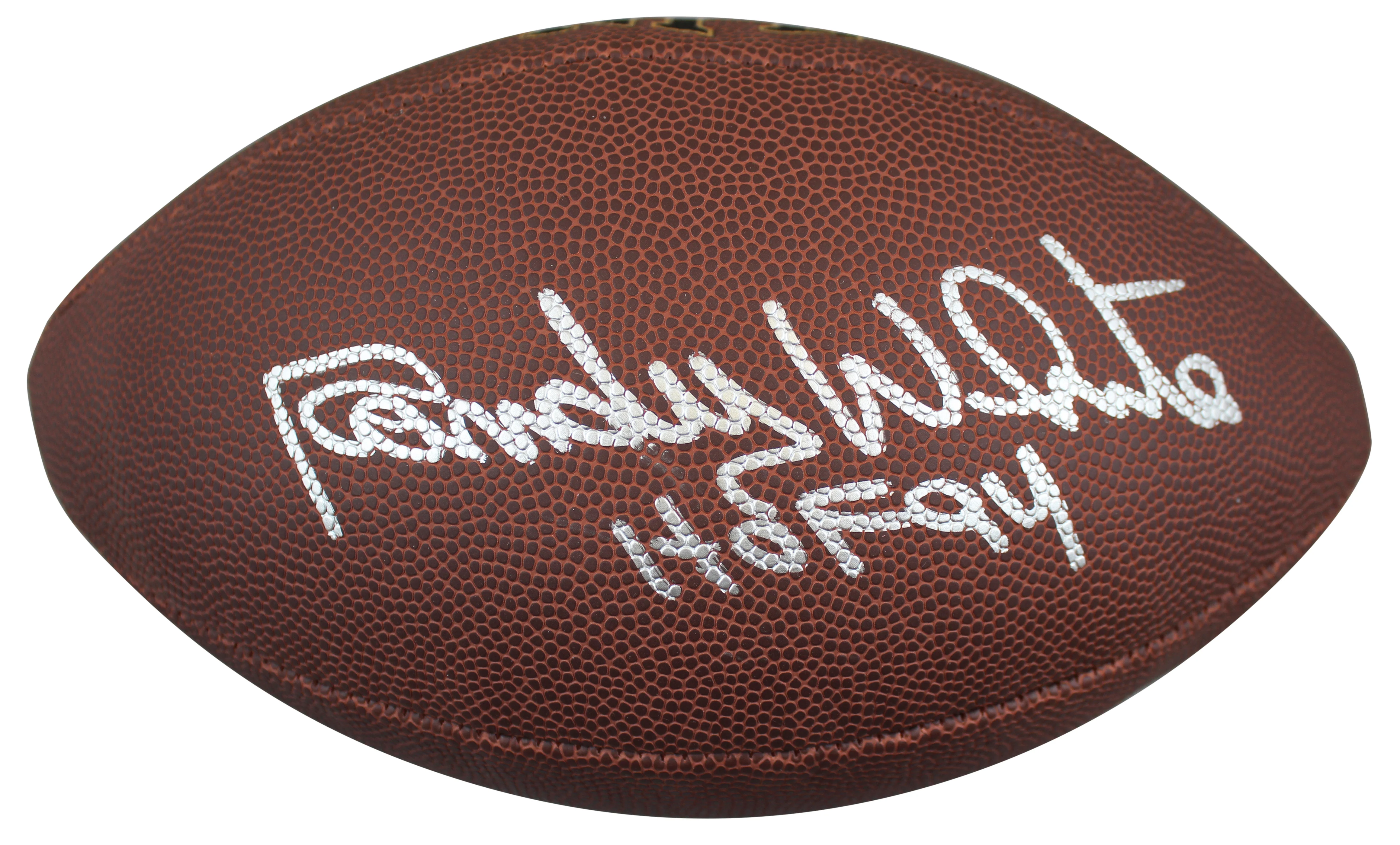 Cowboys Randy White "HOF 94" Signed Wilson Super Grip Nfl Football BAS Witnessed - Image 2