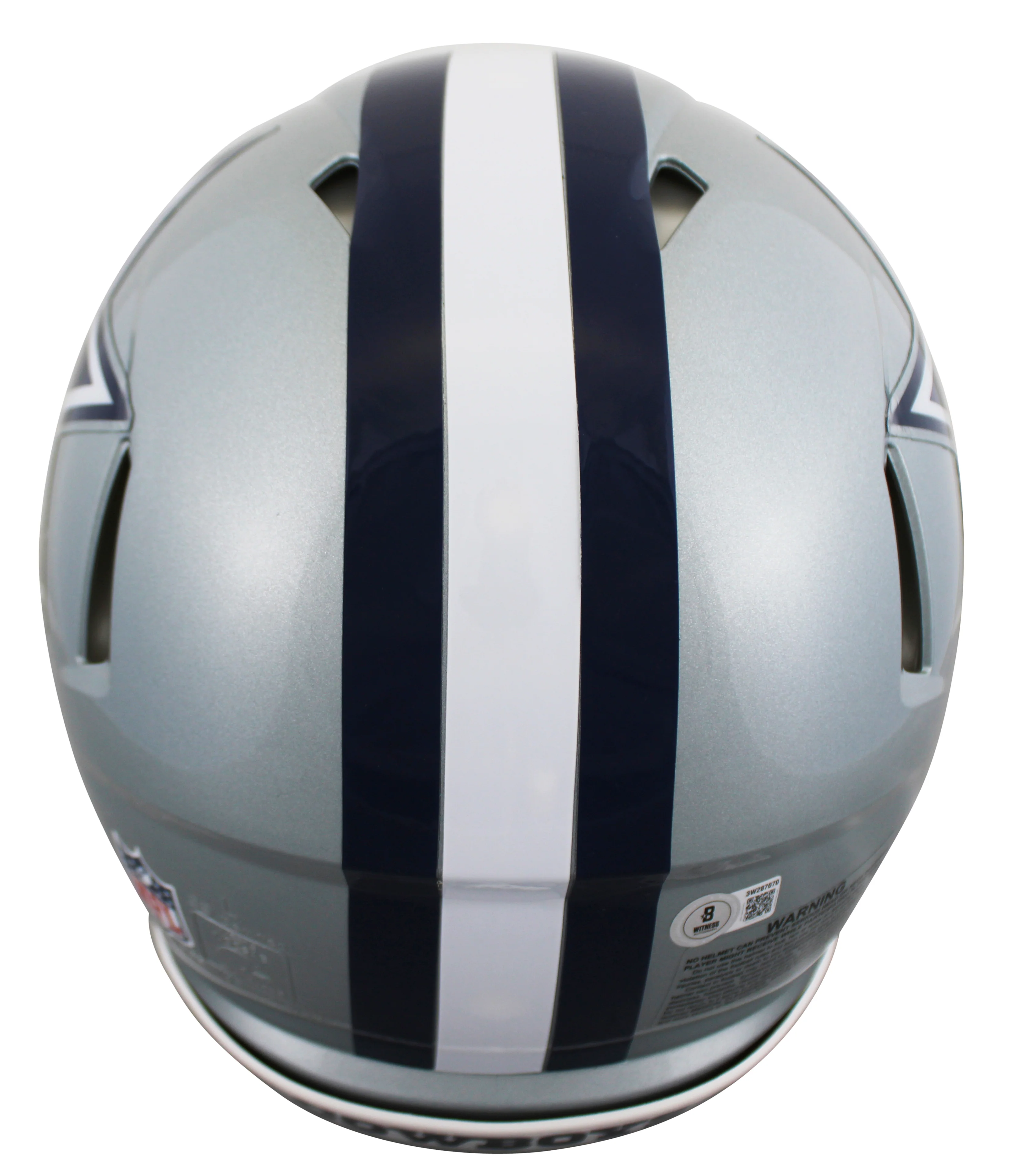 Cowboys Roger Staubach Signed Full Size Speed Proline Helmet W/ Case BAS Witness - Image 4