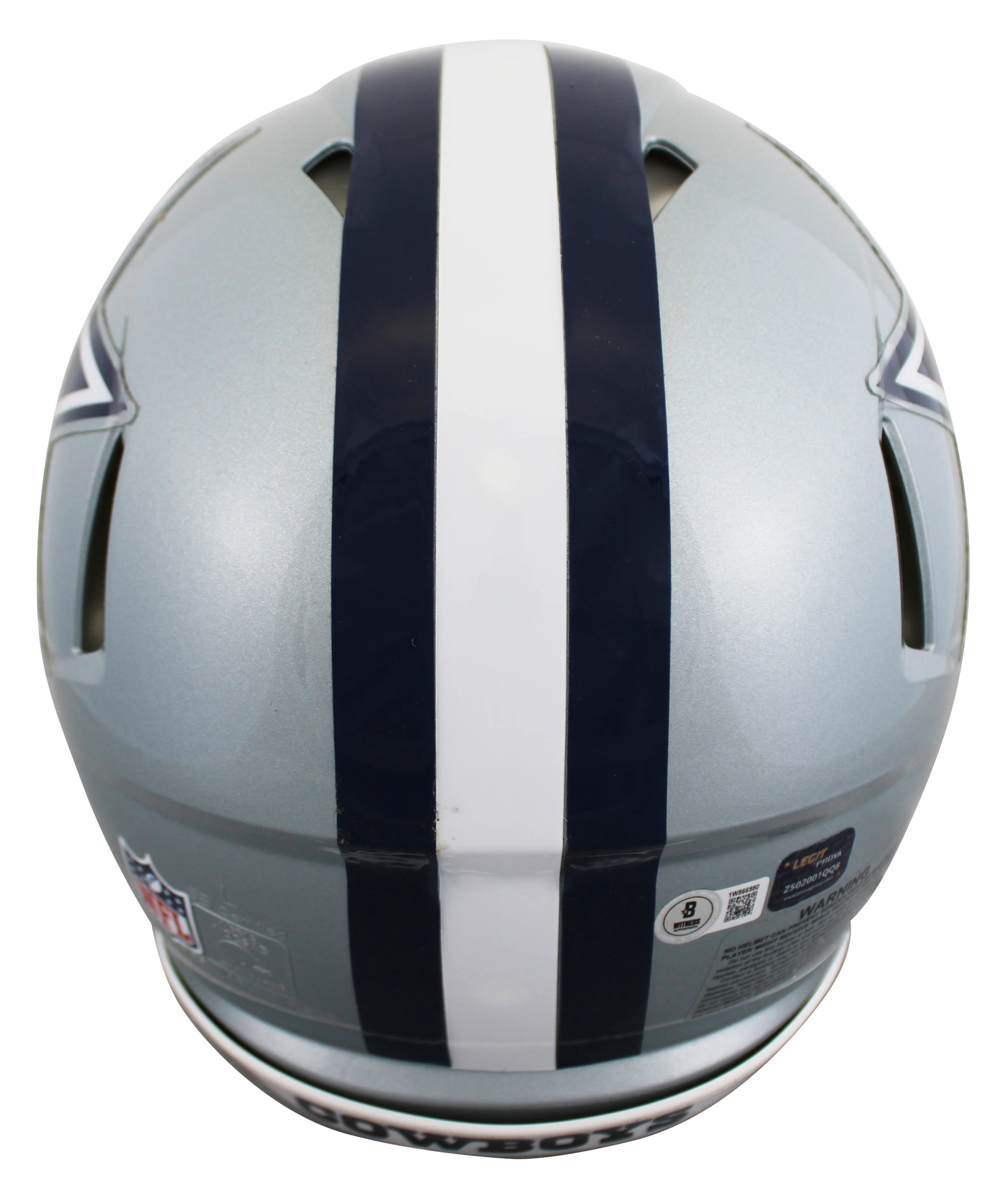 Cowboys SB MVPs (3) Smith, Staubach & White Signed F/S Speed Proline Helmet BAS - Image 3