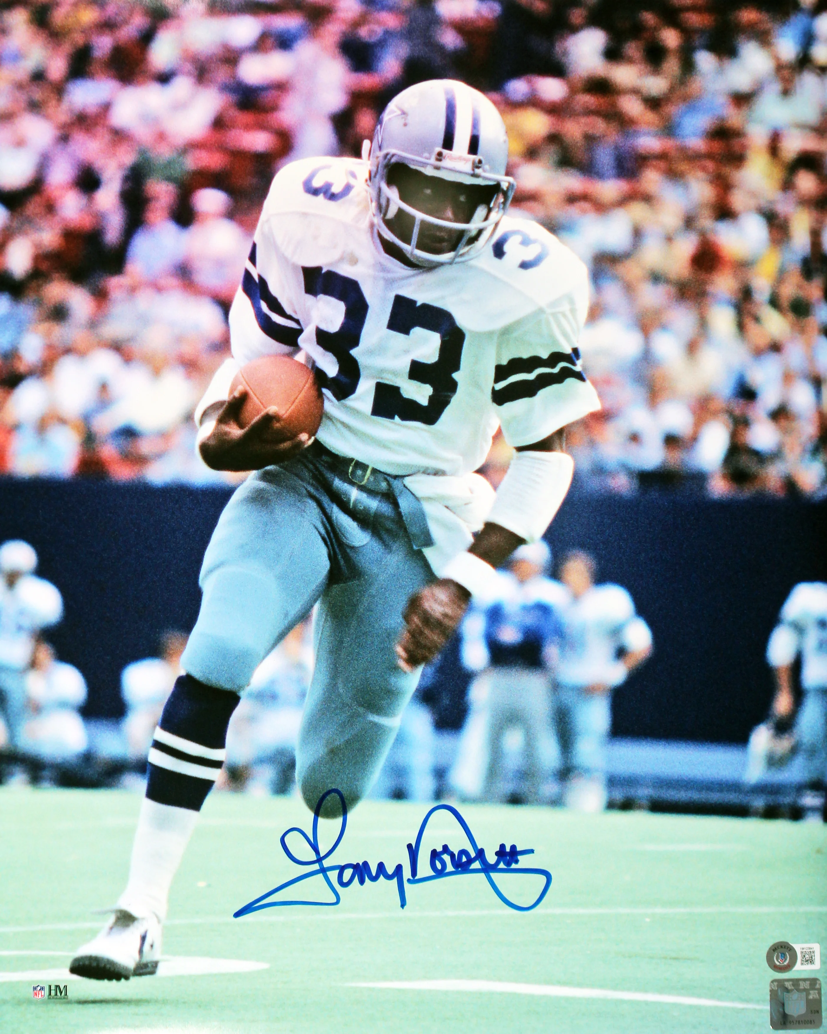 Cowboys Tony Dorsett Authentic Signed 16x20 Vertical Photo BAS Witnessed - Image 2