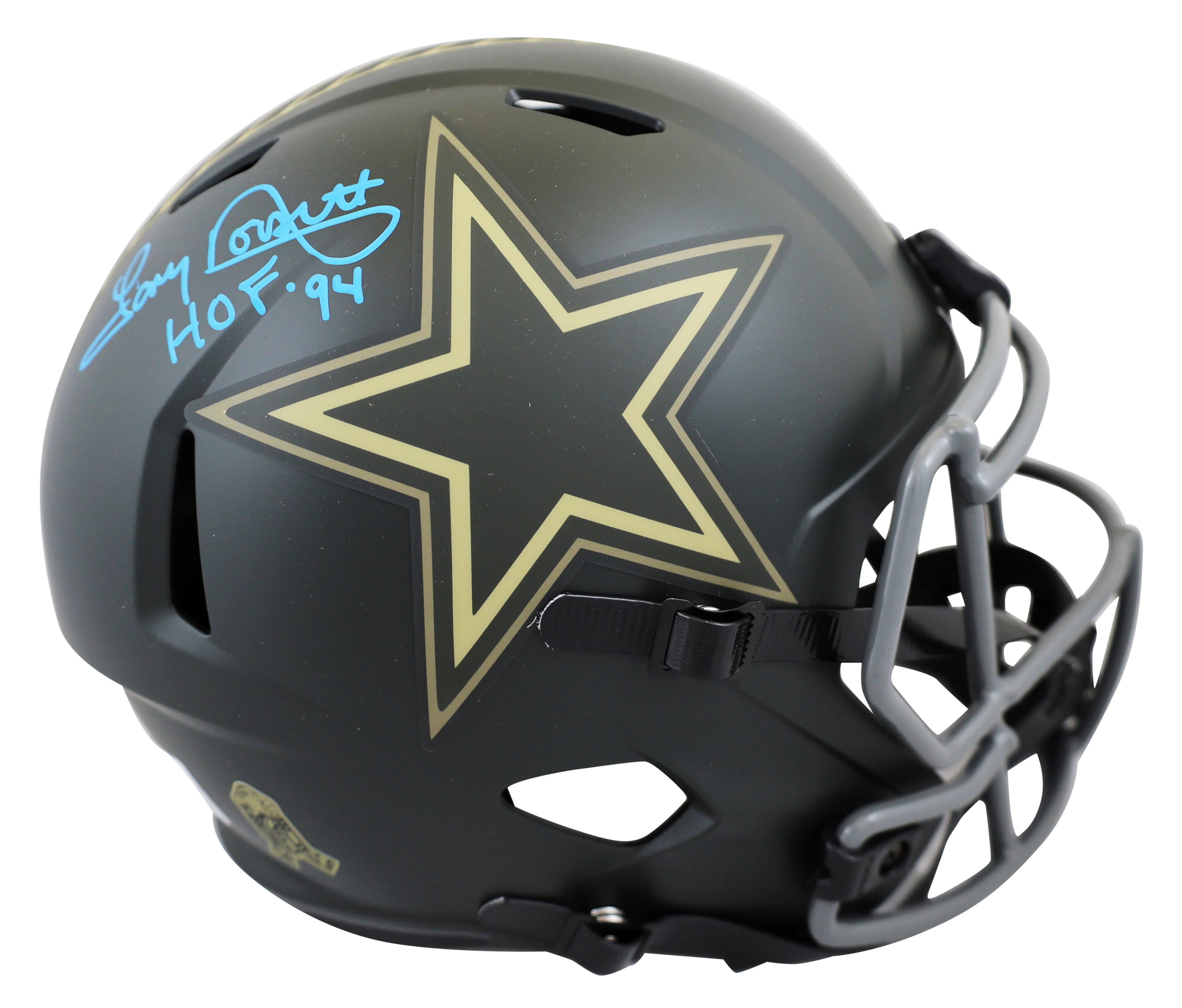 Cowboys Tony Dorsett "HOF 94" Signed STS IV Full Size Speed Rep Helmet BAS Wit 1 - Image 2