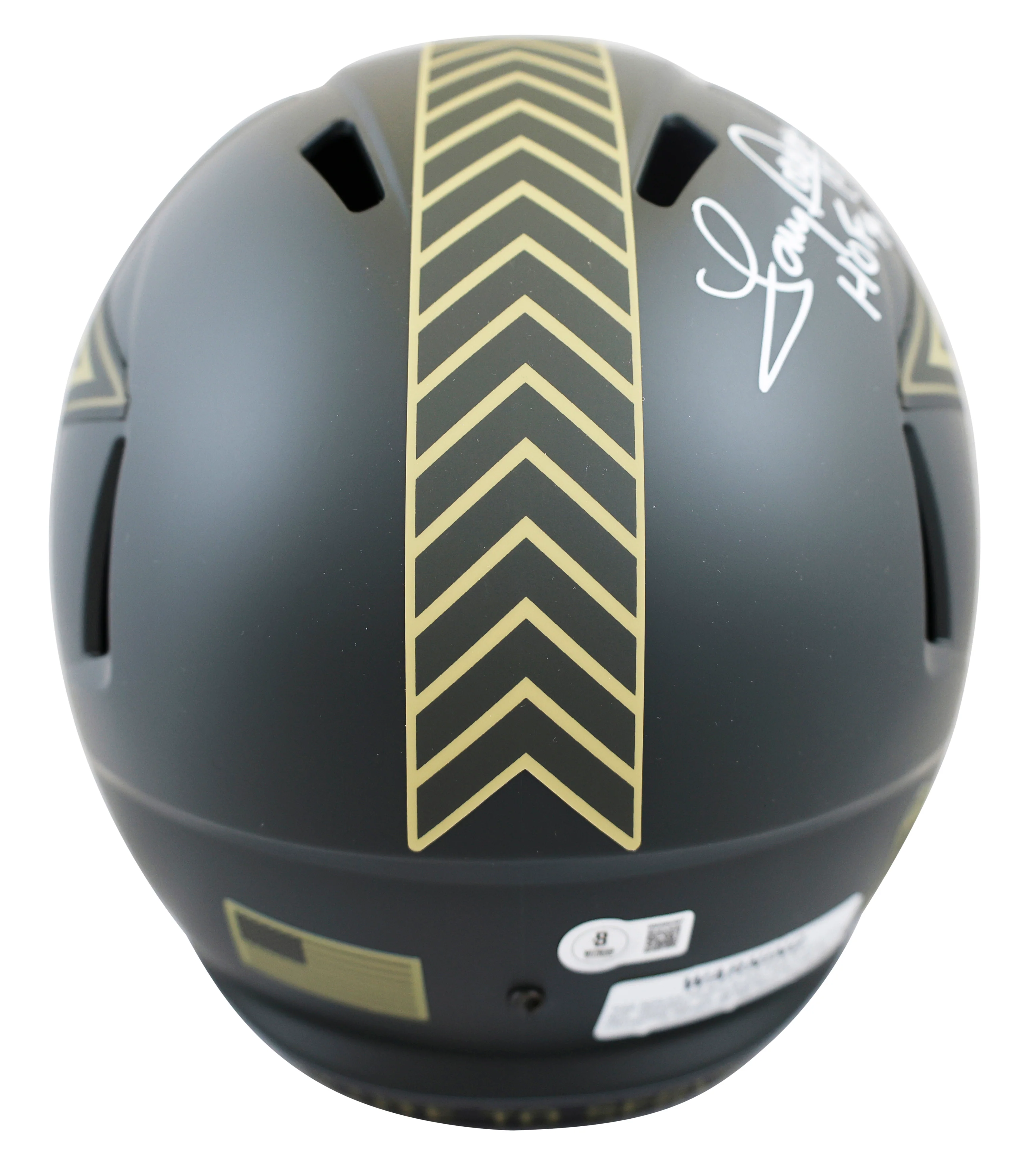 Cowboys Tony Dorsett "HOF 94" Signed STS IV Full Size Speed Rep Helmet BAS Wit 2 - Image 3