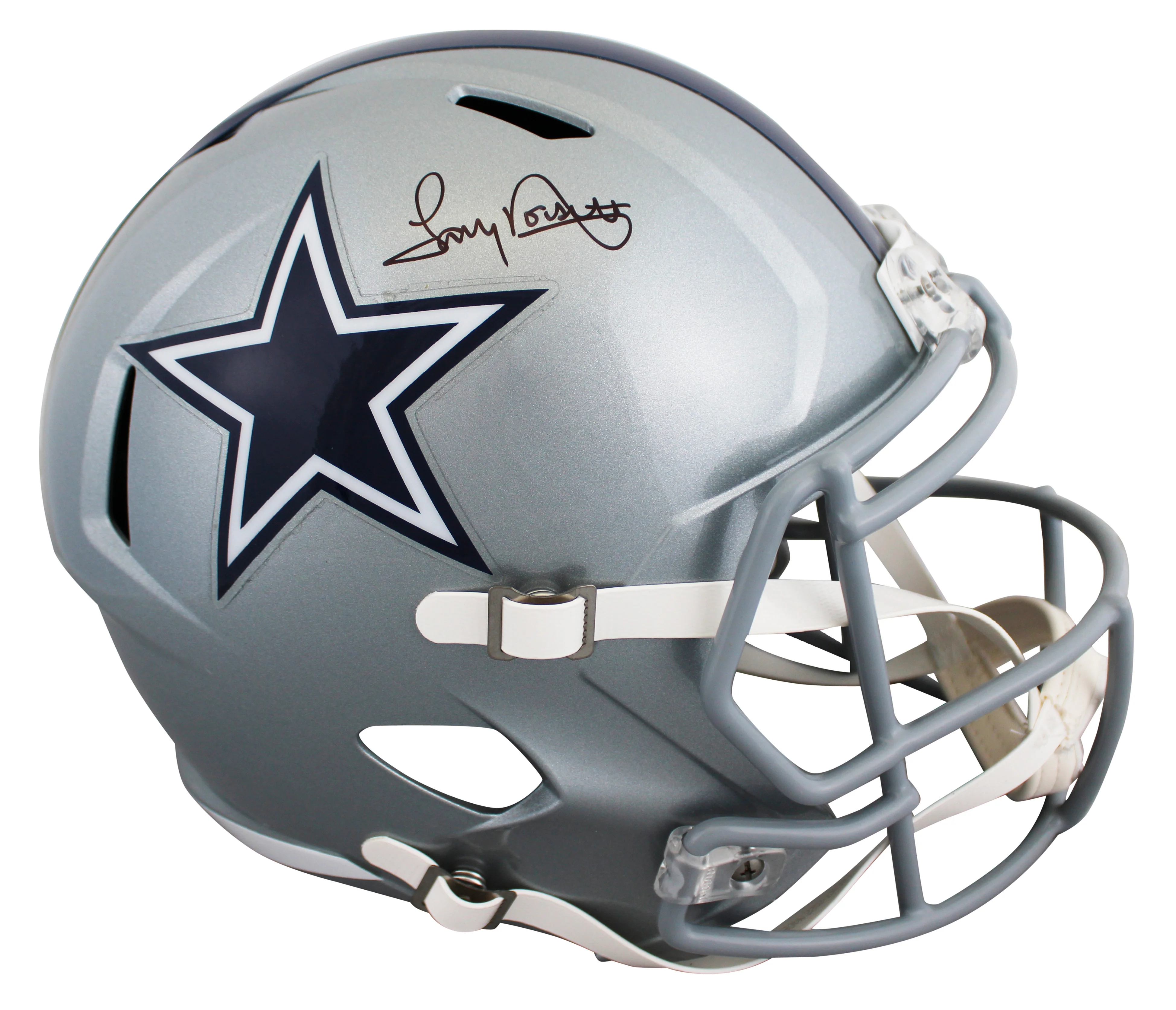 Cowboys Tony Dorsett Signed Full Size Speed Rep Helmet W/ Case BAS Witnessed 3 - Image 3