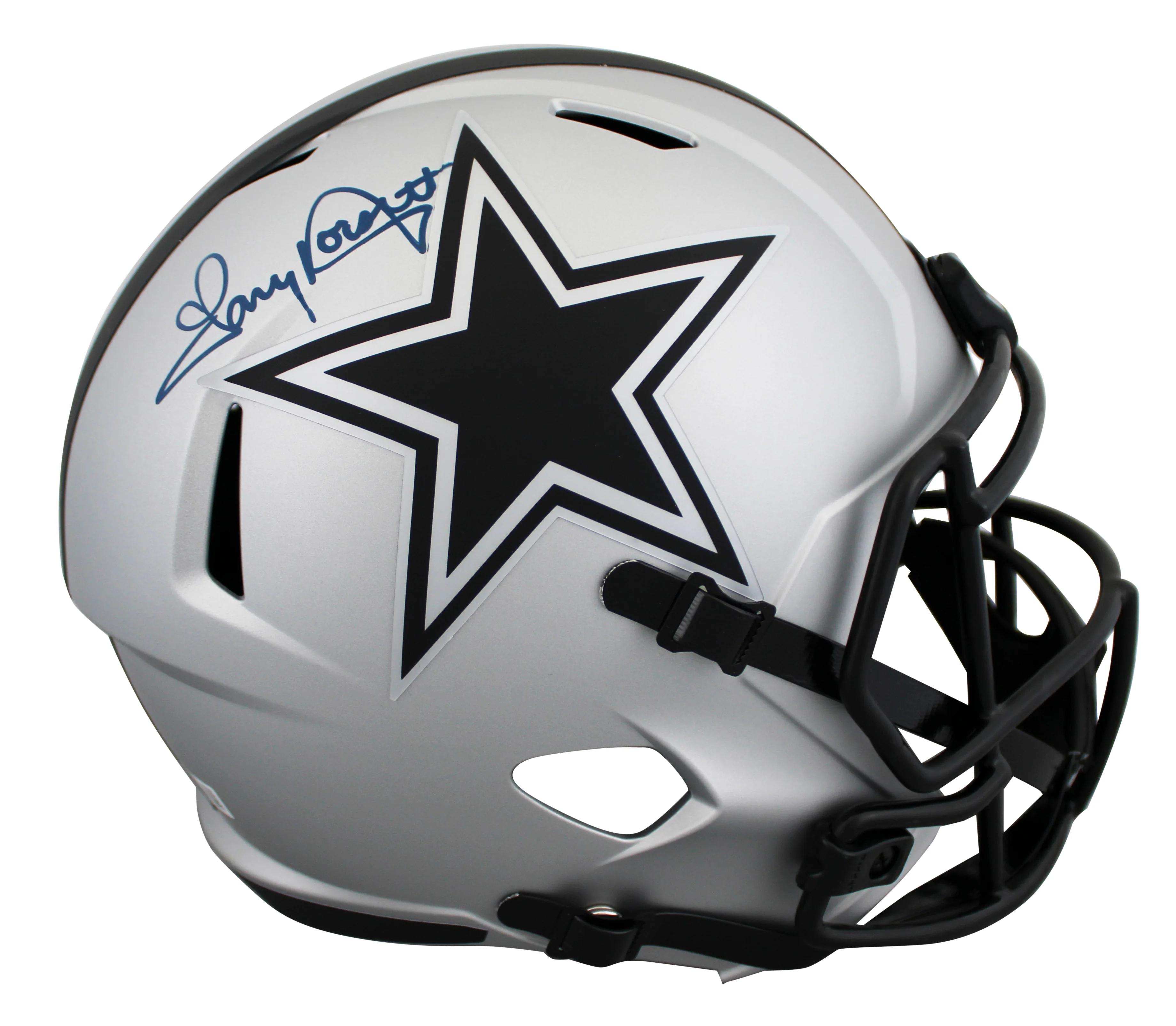 Cowboys Tony Dorsett Signed Rave Full Size Speed Rep Helmet BAS Witnessed - Image 2