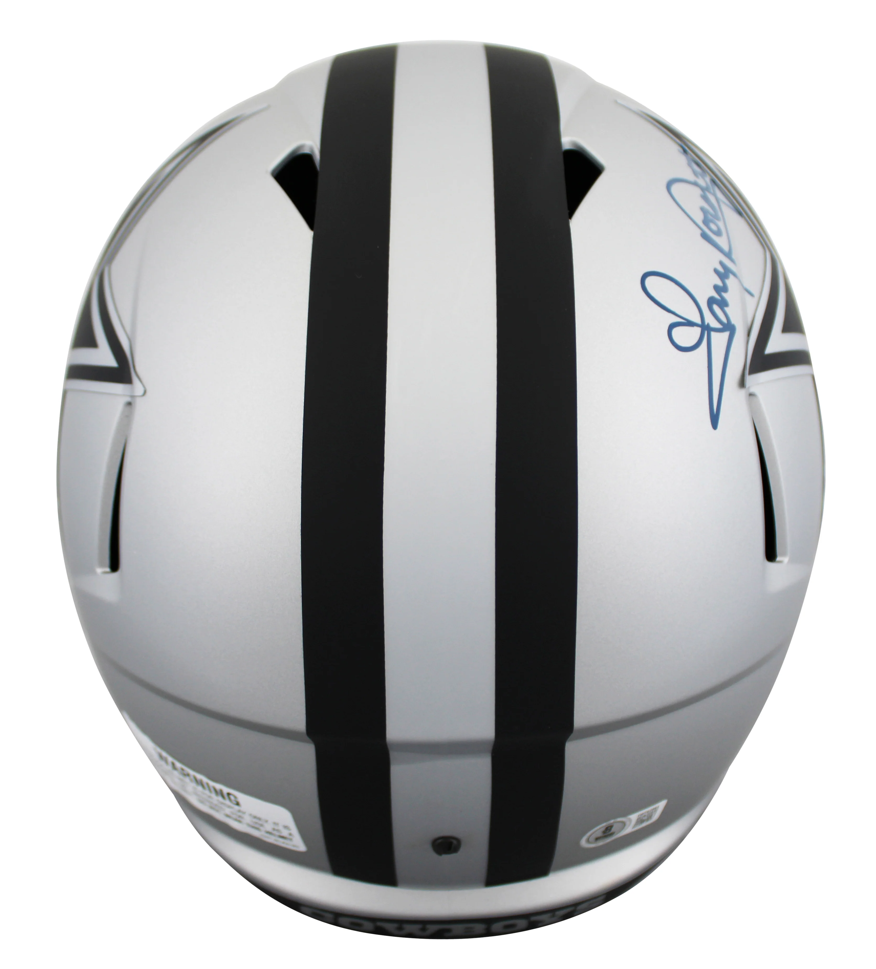Cowboys Tony Dorsett Signed Rave Full Size Speed Rep Helmet BAS Witnessed - Image 3