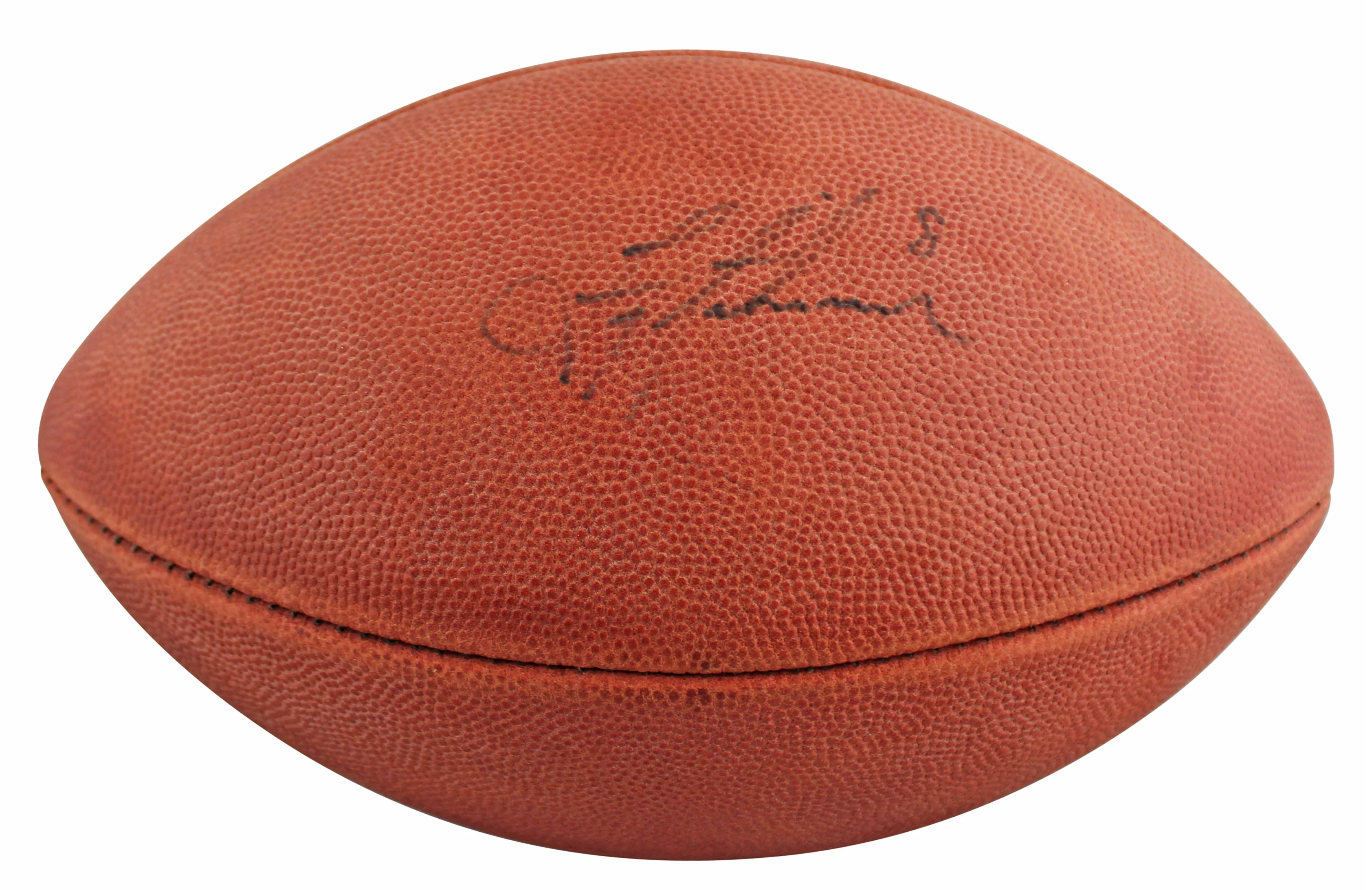 Cowboys Troy Aikman Authentic Signed Wilson Official Nfl Football BAS #BV01126 - Image 3