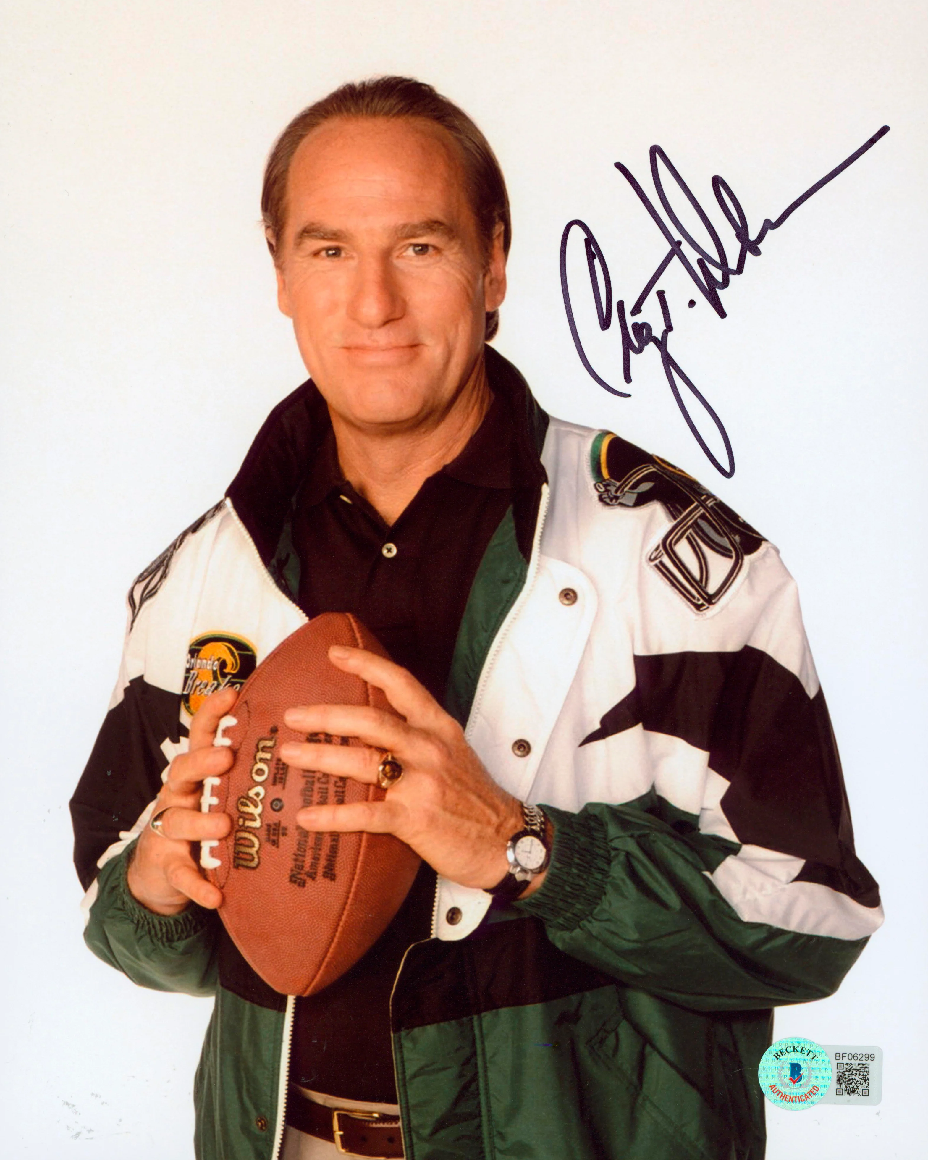 Craig T. Nelson Coach Authentic Signed 8x10 Photo Autographed BAS #BF06299 - Image 2