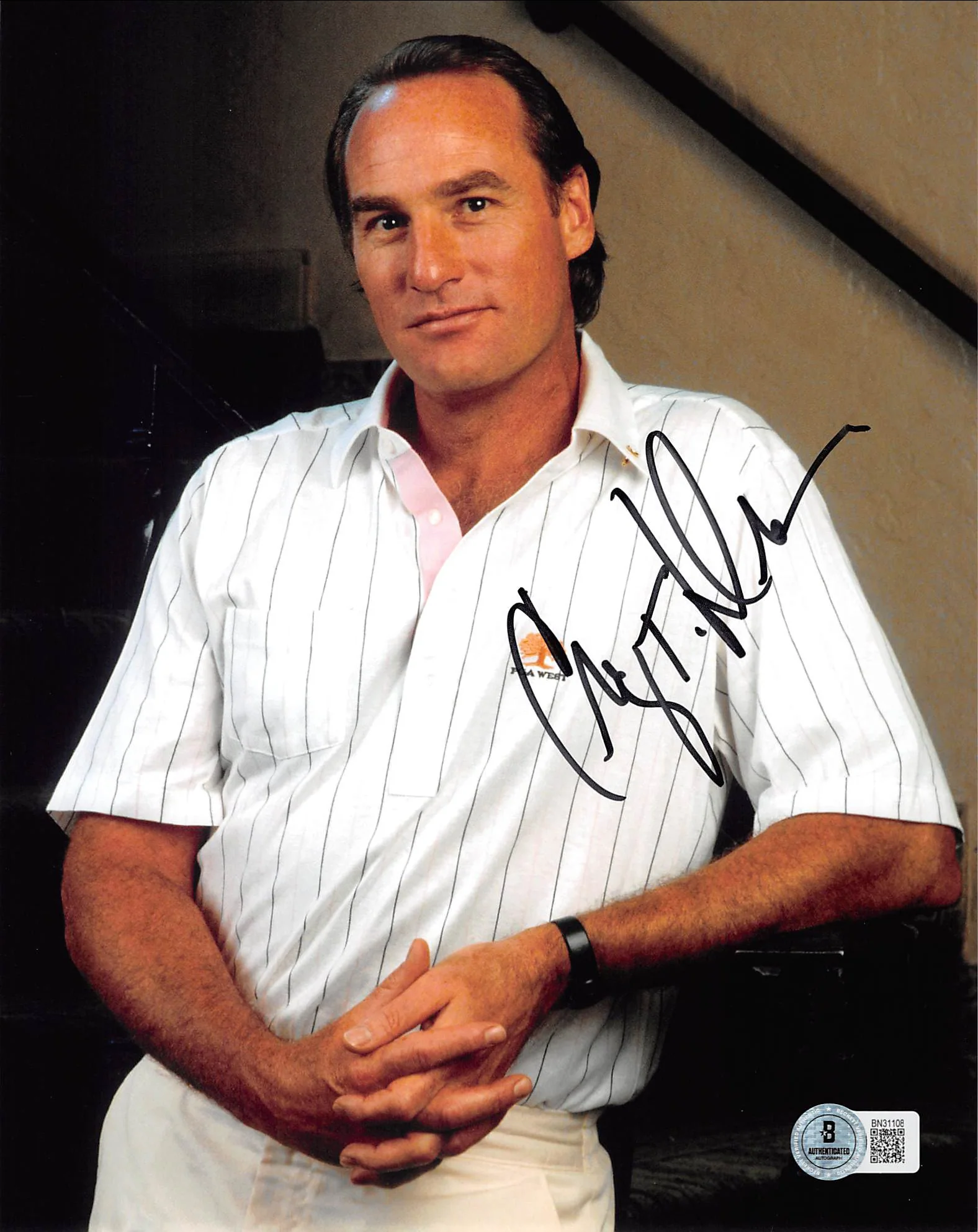 Craig T. Nelson Coach Authentic Signed 8x10 Vertical Photo Autographed BAS 4 - Image 2