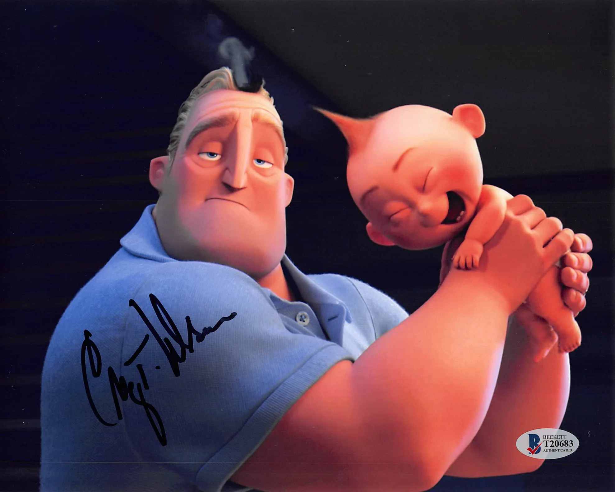 Craig T. Nelson Incredibles Authentic Signed 8x10 Photo Autographed BAS #T20683 - Image 2