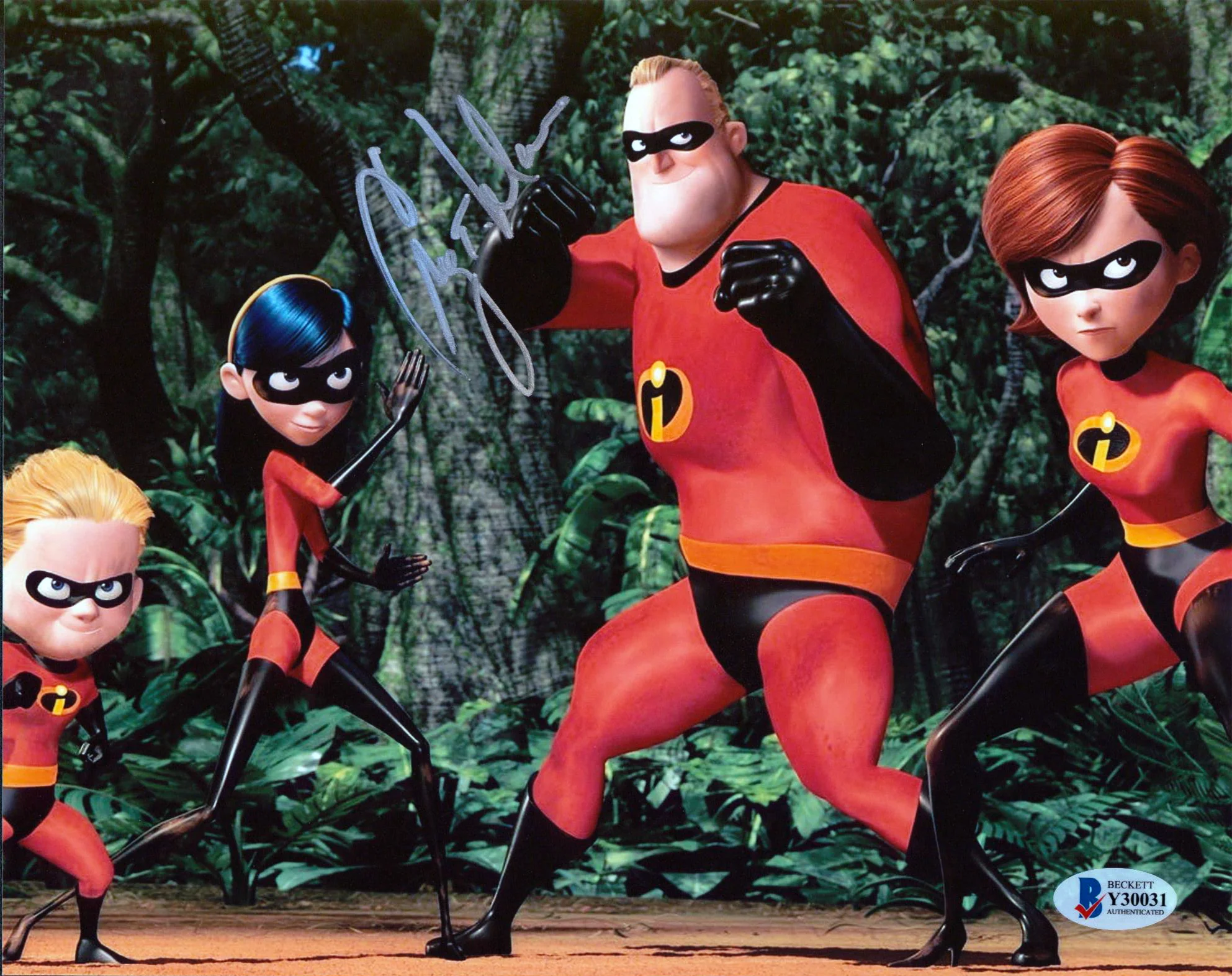 Craig T. Nelson Incredibles Authentic Signed 8x10 photo Autographed BAS #Y30031 - Image 2