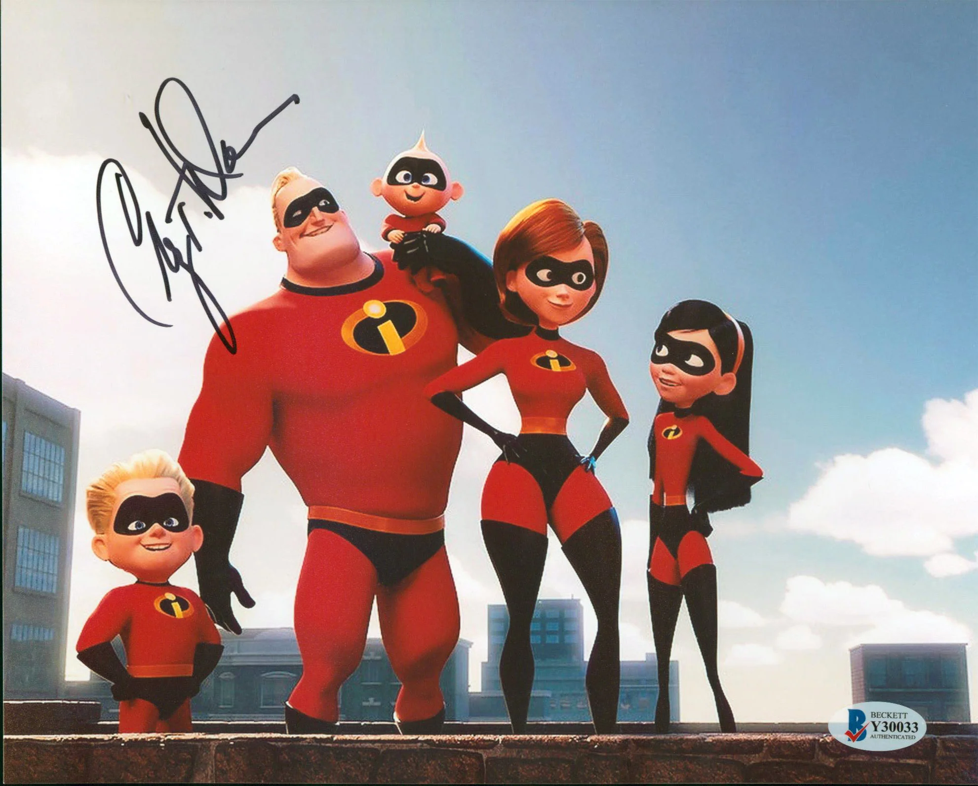 Craig T. Nelson The Incredibles 2 Authentic Signed 8x10 Photo BAS #Y30033