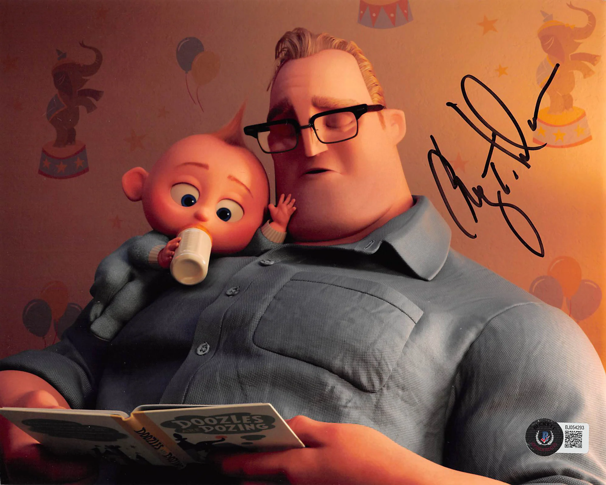 Craig T. Nelson The Incredibles Authentic Signed 8x10 Horizontal Photo BAS 2 - Image 2