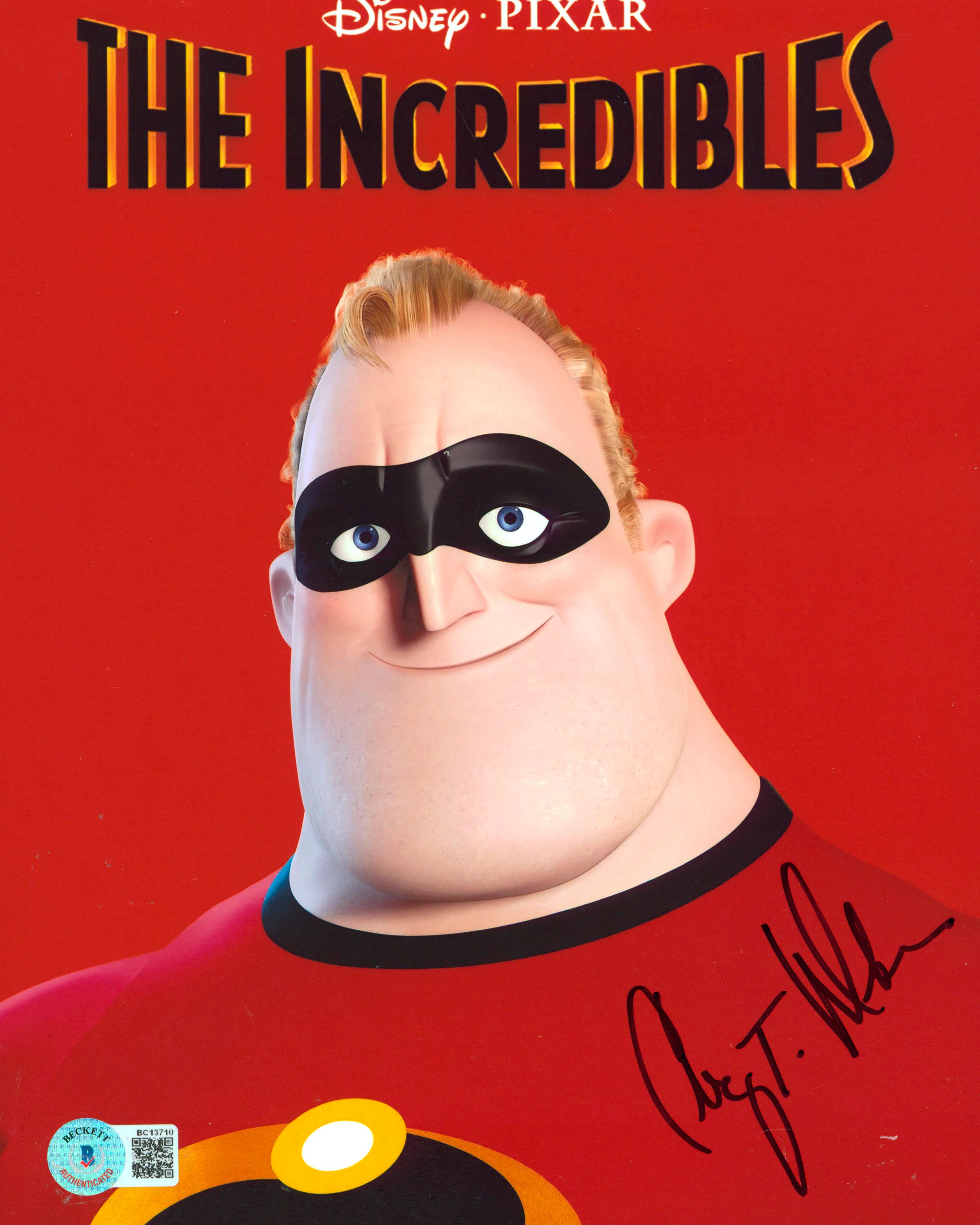 Craig T. Nelson The Incredibles Authentic Signed 8x10 Photo BAS #BC13710 - Image 2