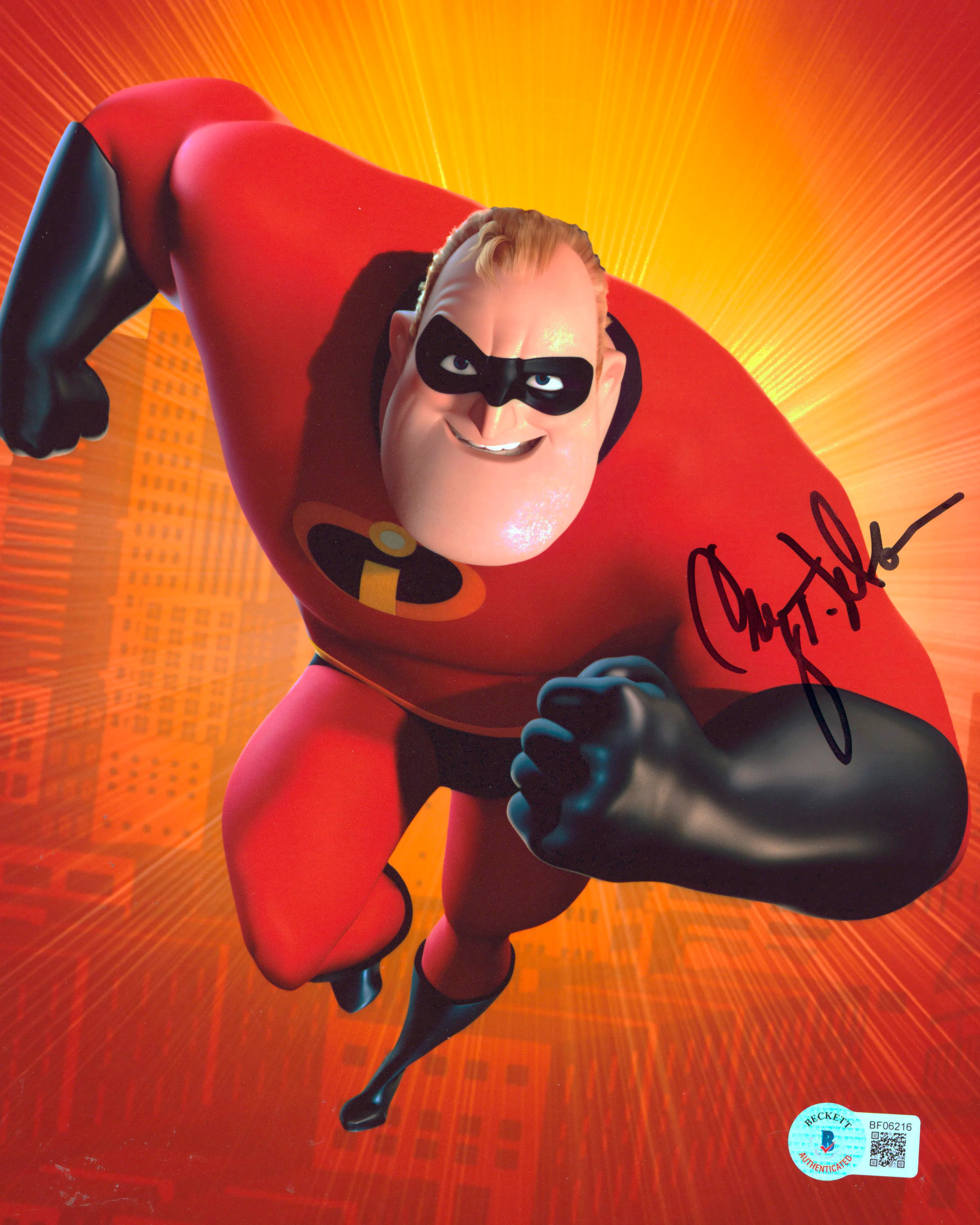 Craig T. Nelson The Incredibles Authentic Signed 8x10 Photo BAS #BF06216 - Image 2