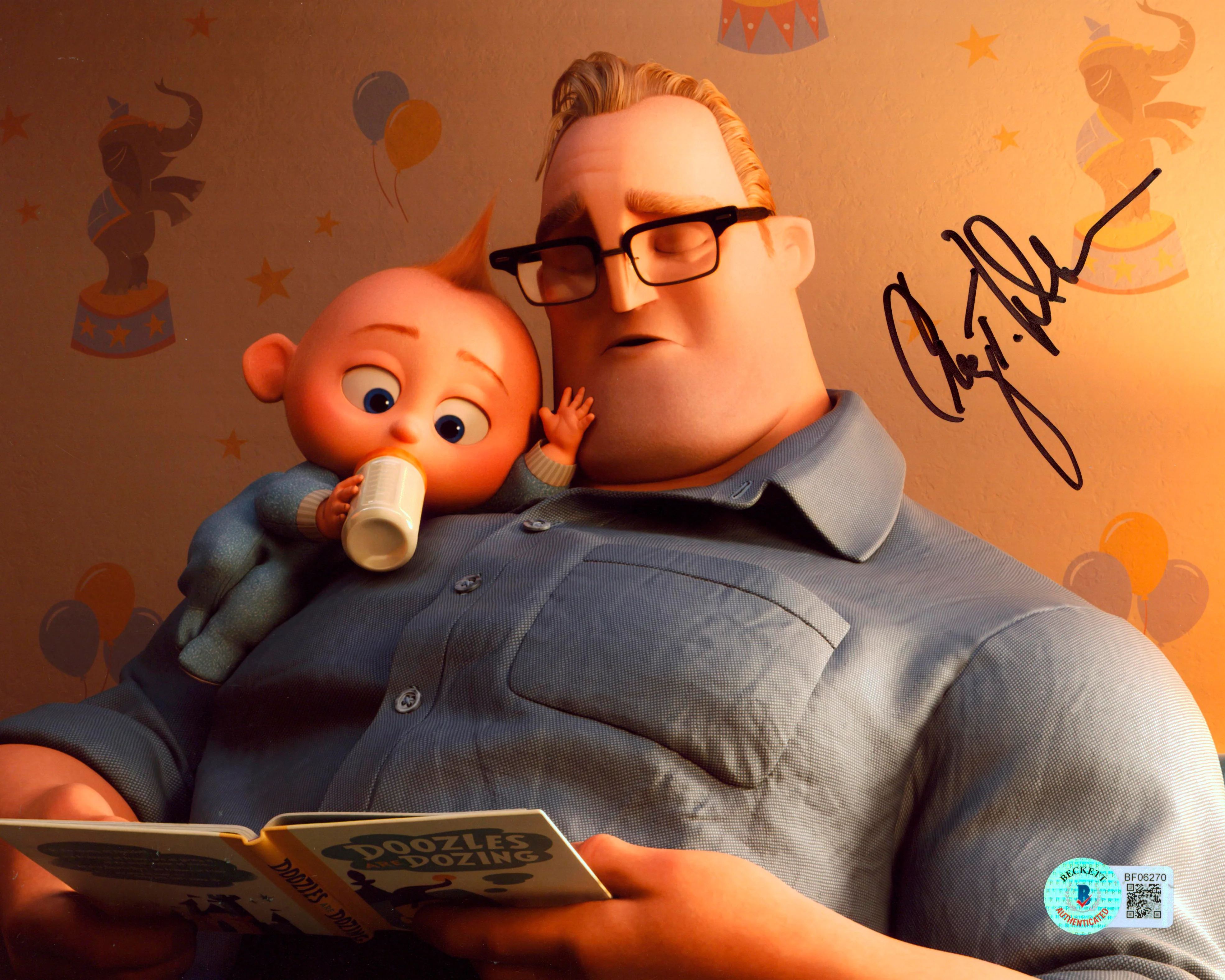 Craig T. Nelson The Incredibles Authentic Signed 8x10 Photo BAS #BF06270 - Image 2