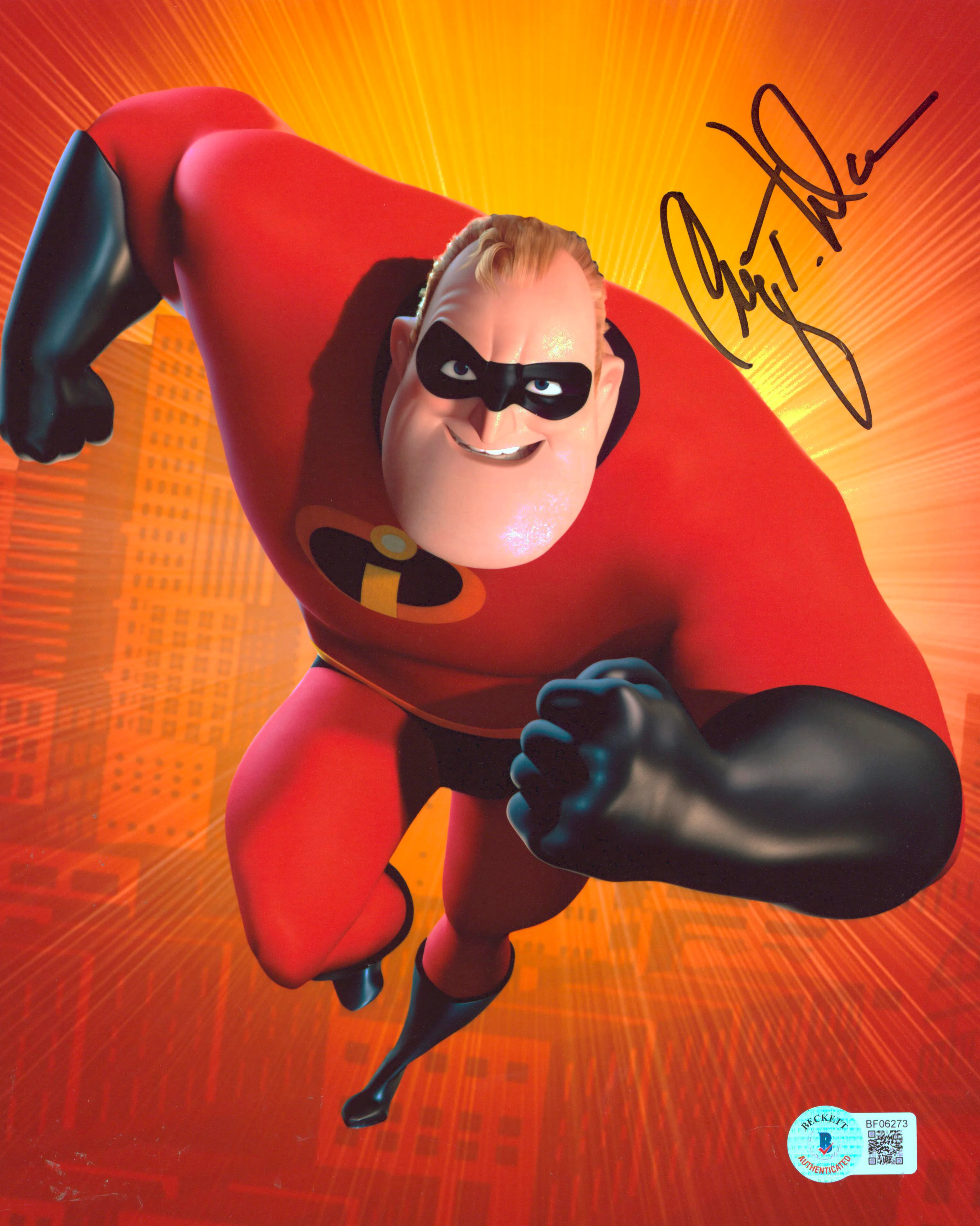 Craig T. Nelson The Incredibles Authentic Signed 8x10 Photo BAS #BF06273 - Image 2