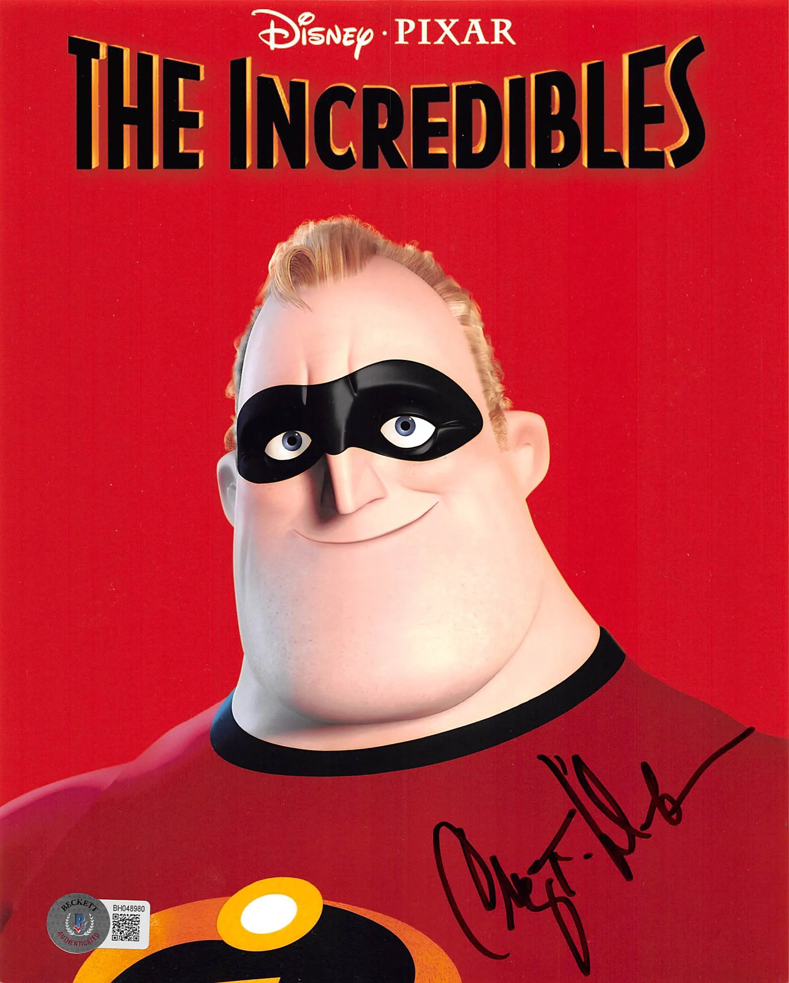 Craig T. Nelson The Incredibles Authentic Signed 8x10 Vertical Photo BAS 3 - Image 2