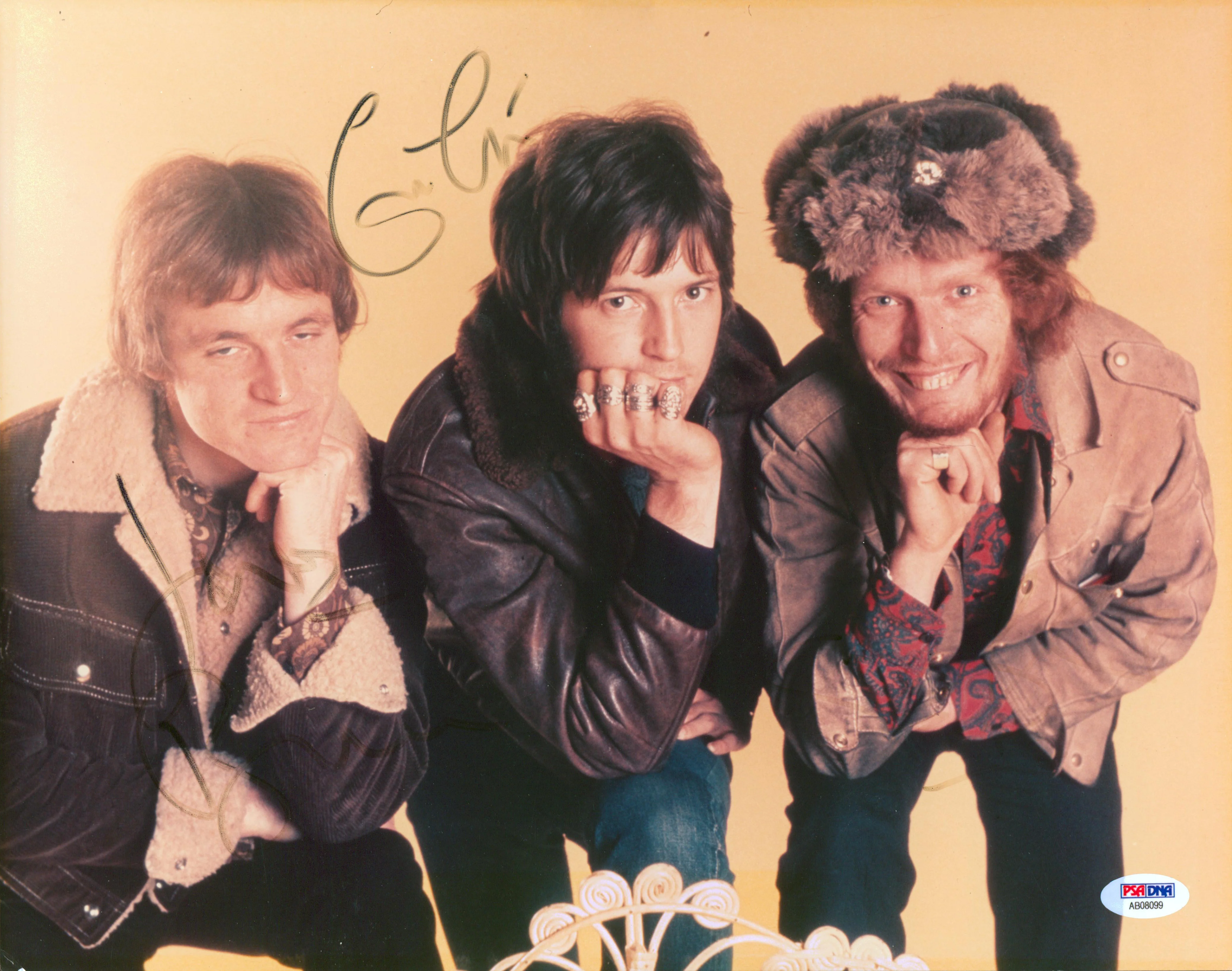 Cream Eric Clapton, Ginger Baker & Jack Bruce Signed 11x14 Photo PSA #AB08099 - Image 2