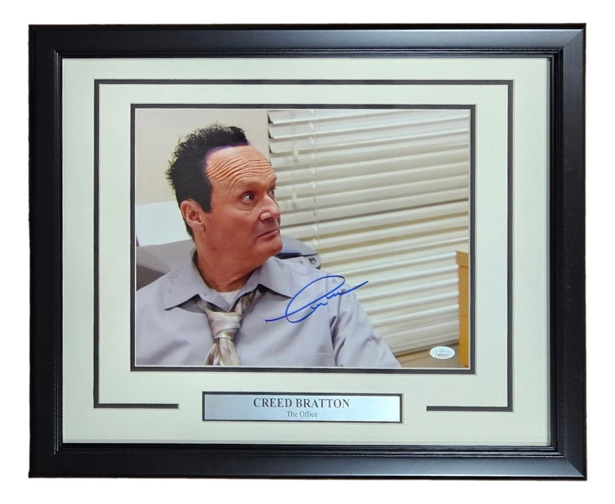 Creed Bratton Signed Framed 11x14 The Office Creed Black Hair Photo JSA ITP - Image 5