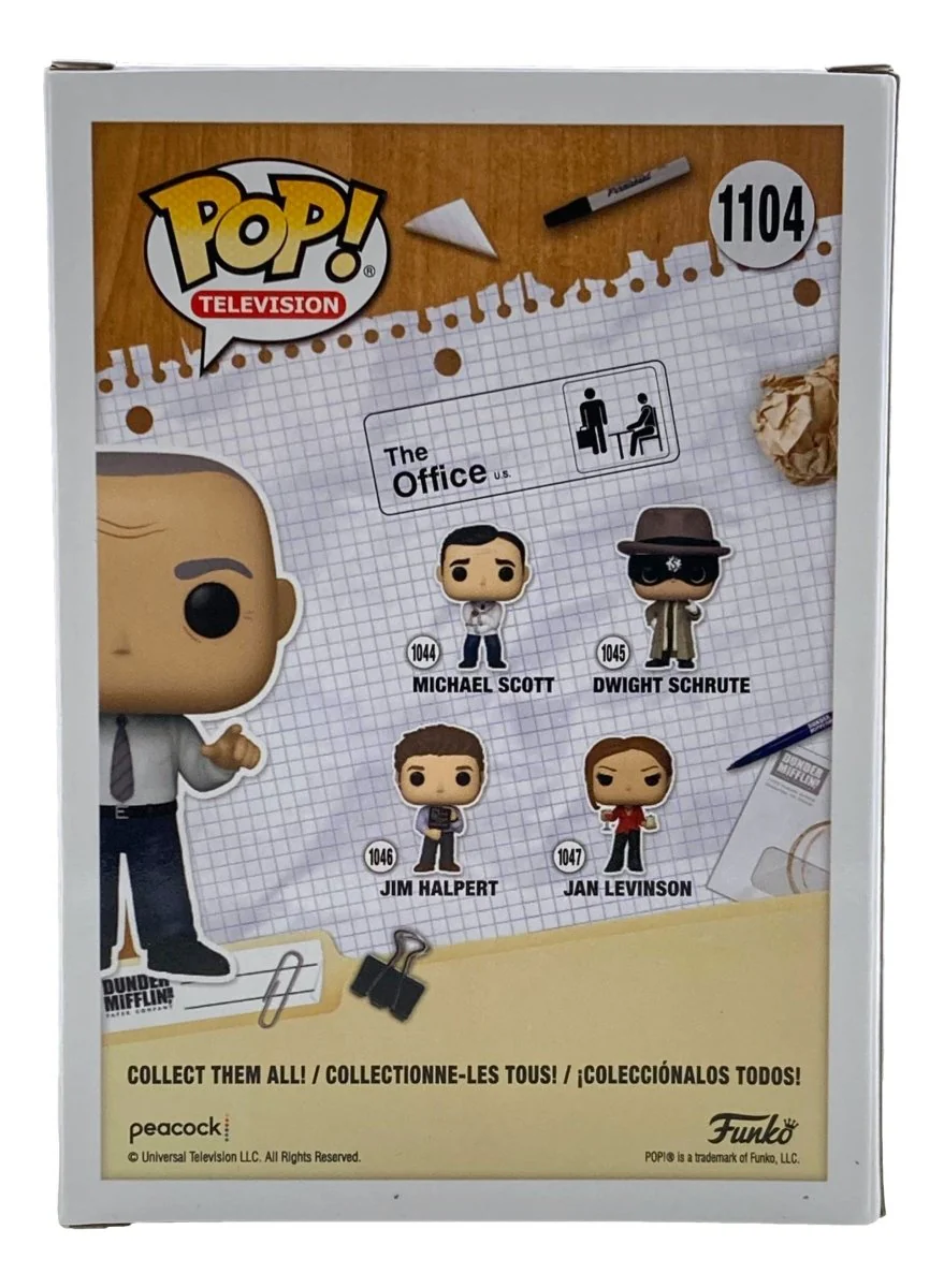 Creed Bratton Signed In Blue The Office Funko Pop #1104 JSA ITP - Image 3