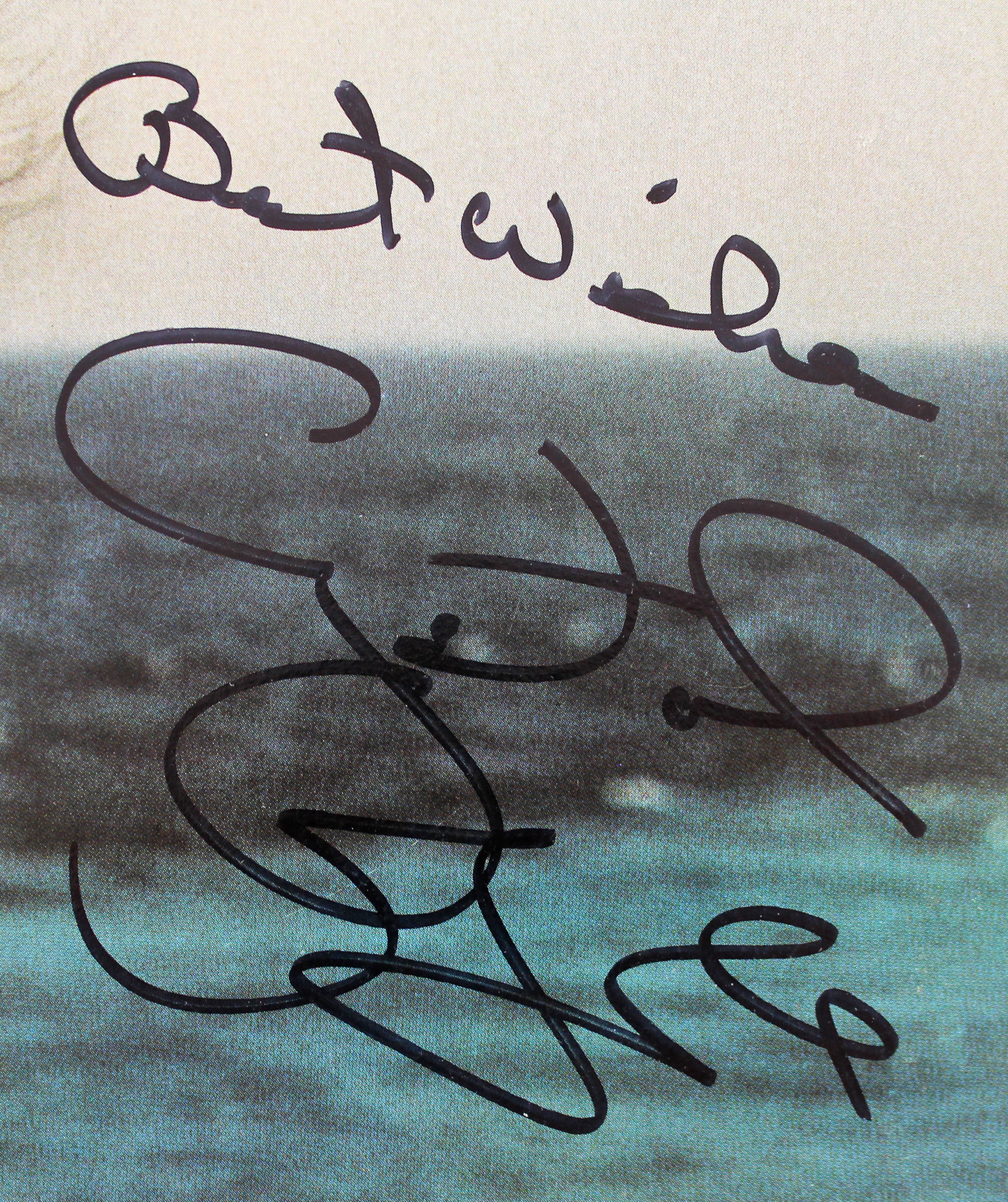 Crystal Gale "Best Wishes" Authentic Signed True Love Album Cover BAS #BG90715 - Image 3