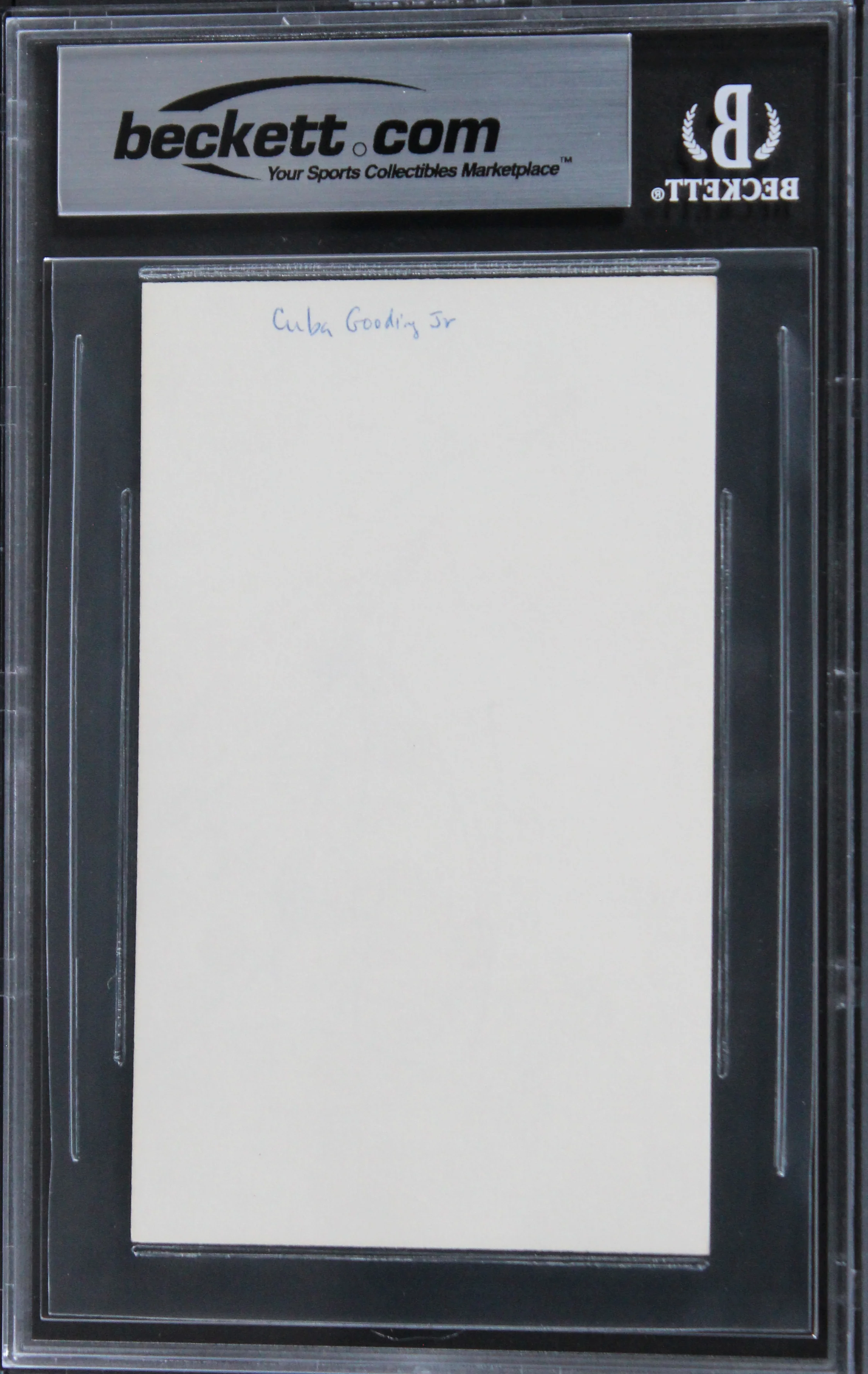 Cuba Gooding Jr. Boyz N The Hood Authentic Signed 3x5 Index Card BAS Slabbed 3 - Image 3