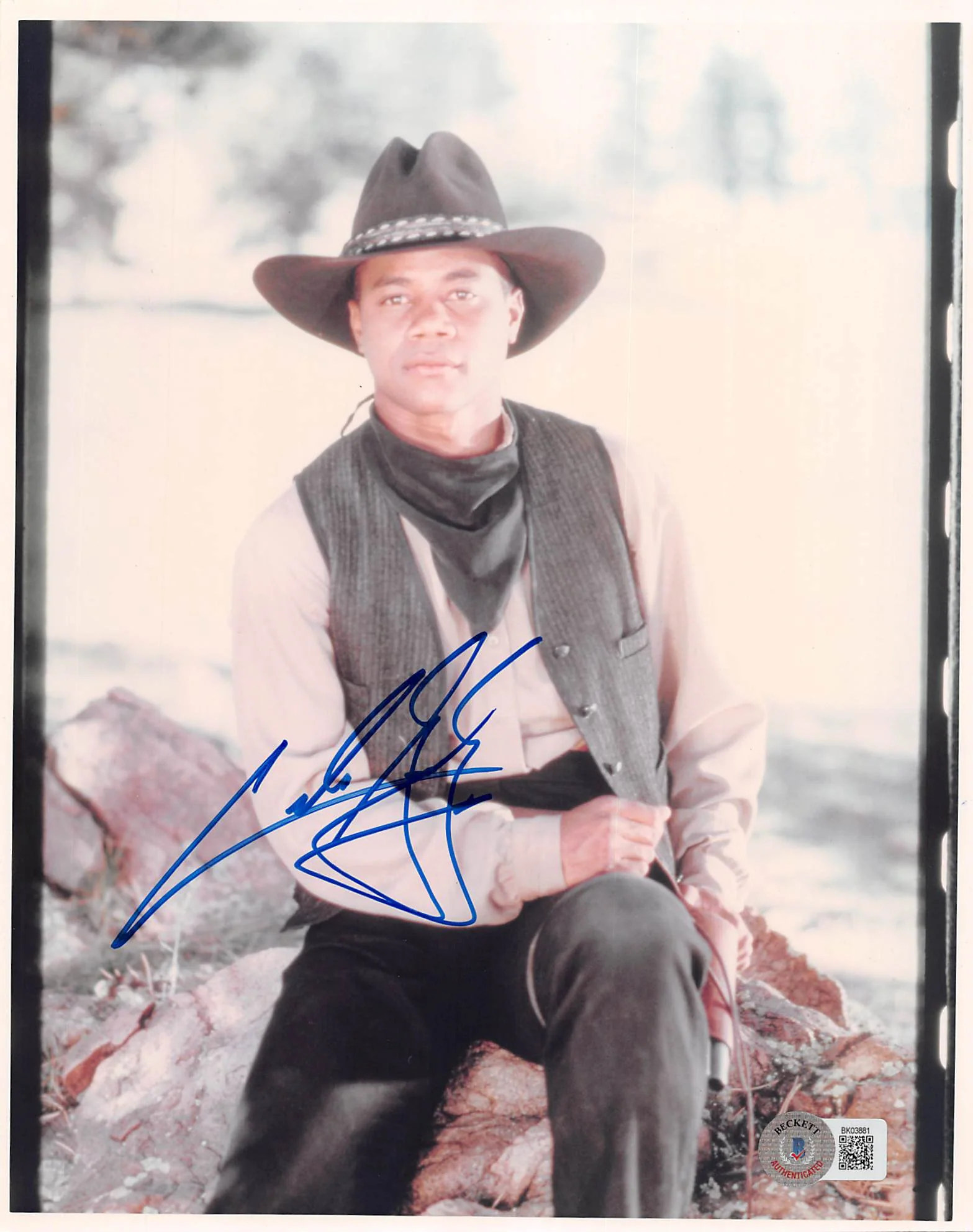 Cuba Gooding Jr. Lightning Jack Authentic Signed 8x10 Photo BAS #BK03881 - Image 2