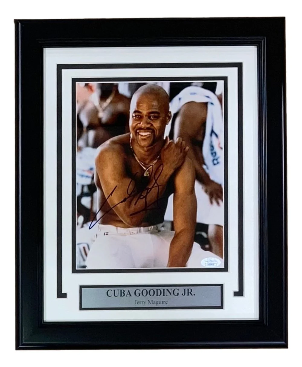 Cuba Gooding Jr Signed Framed 8x10 Jerry Maguire Photo JSA
