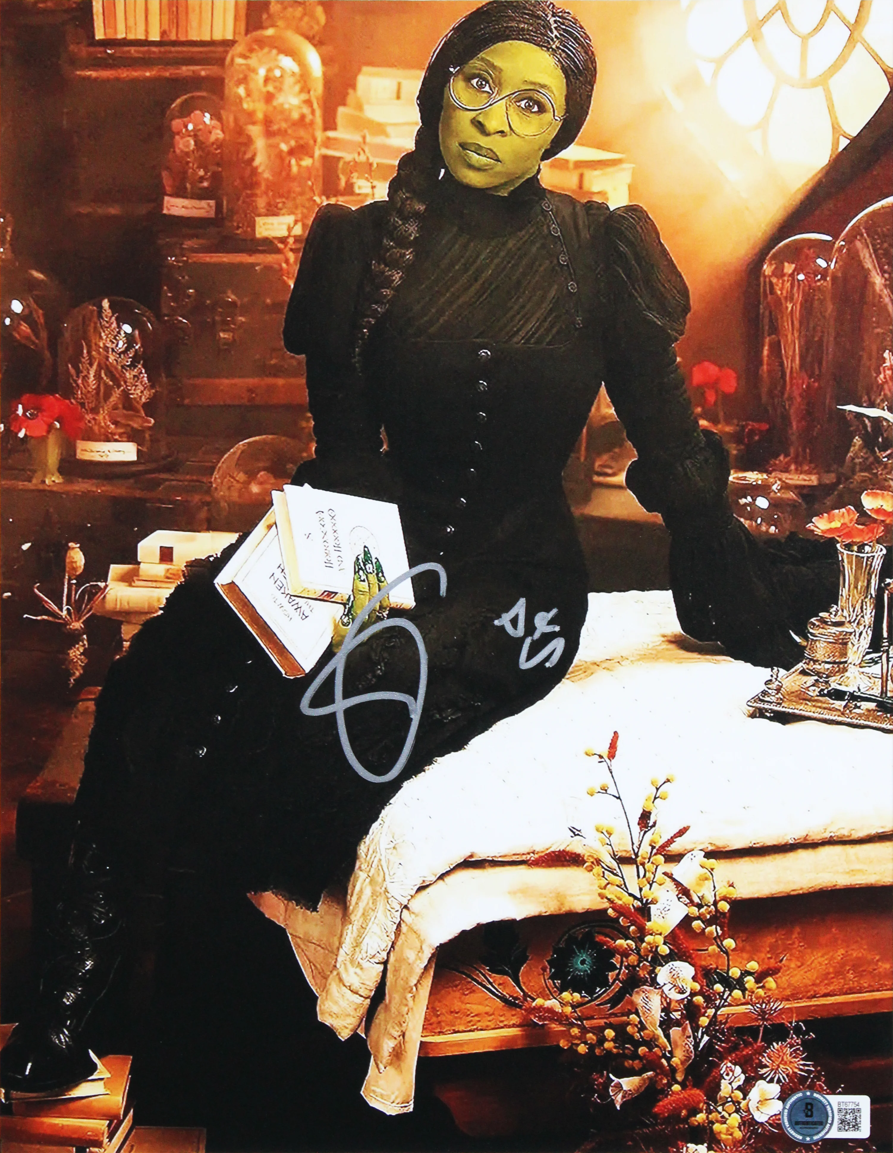 Cynthia Erivo Wicked Authentic Signed 11x14 Framed Photo BAS #BT67754 - Image 3