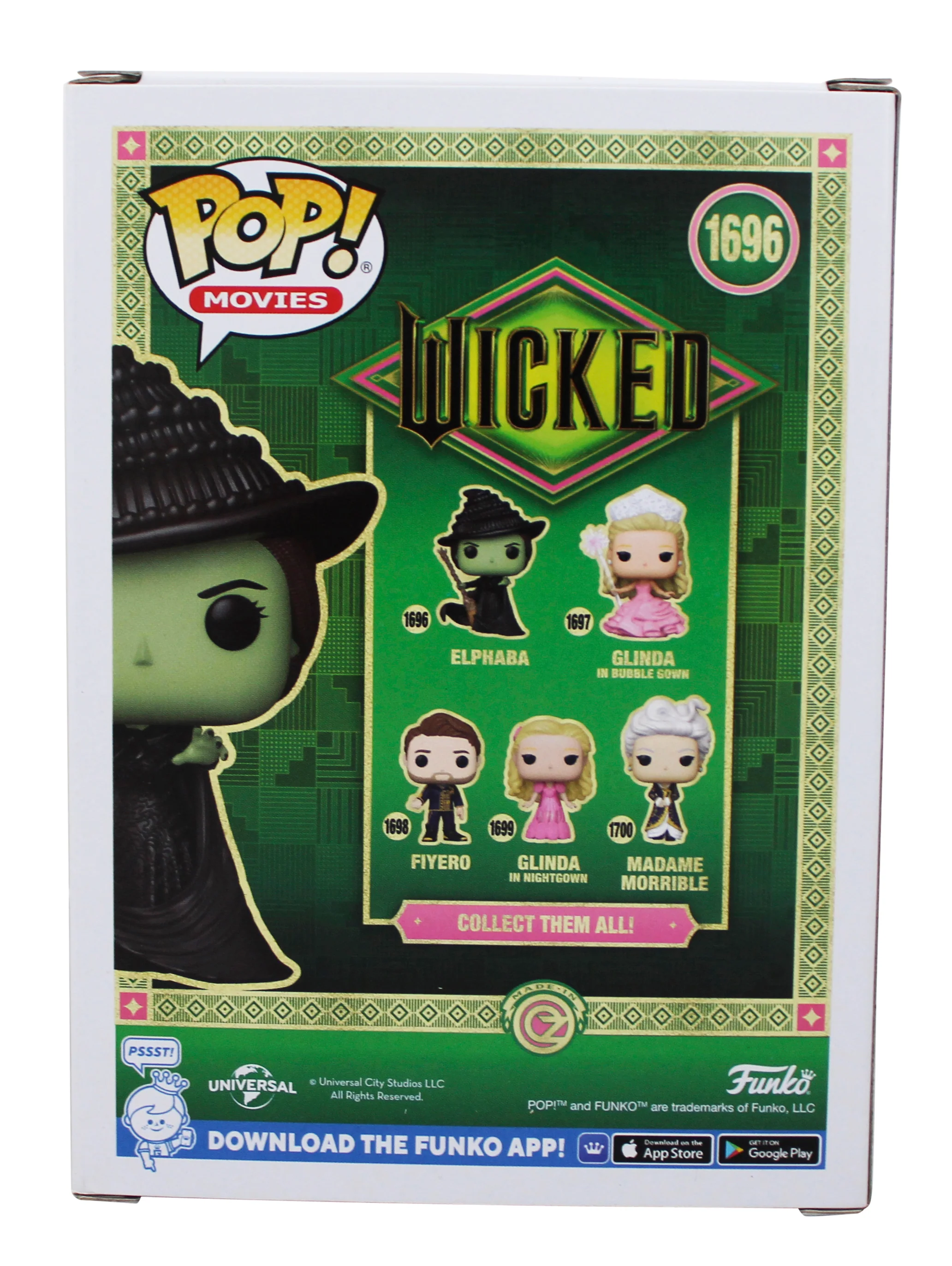 Cynthia Erivo Wicked Signed Elphaba #1696 Funko Pop Vinyl Figure BAS #BR39069 - Image 5