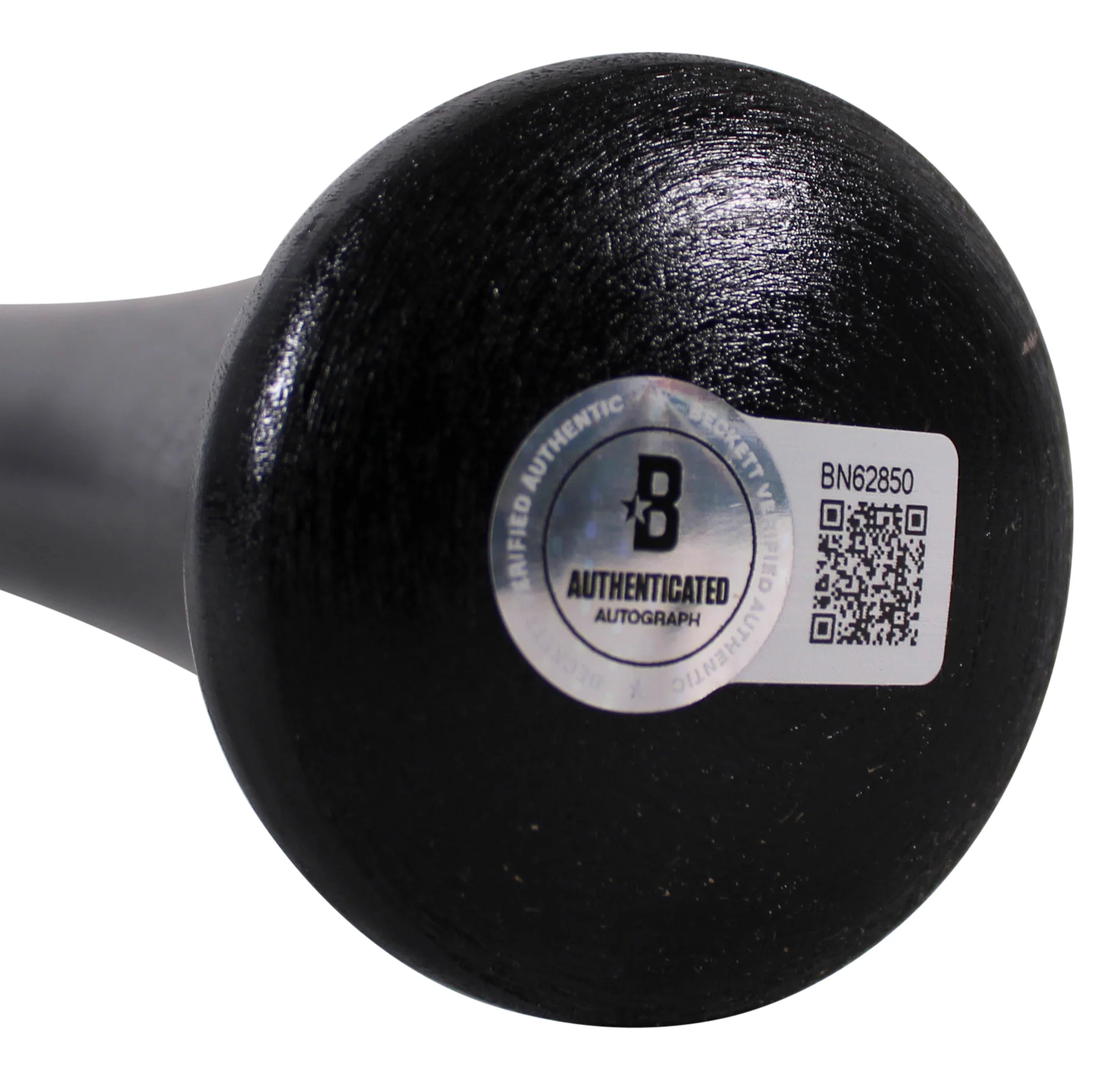 D-Backs Luis Gonzalez "2x Insc" Signed Black Louisville Slugger Bat BAS Witness - Image 9