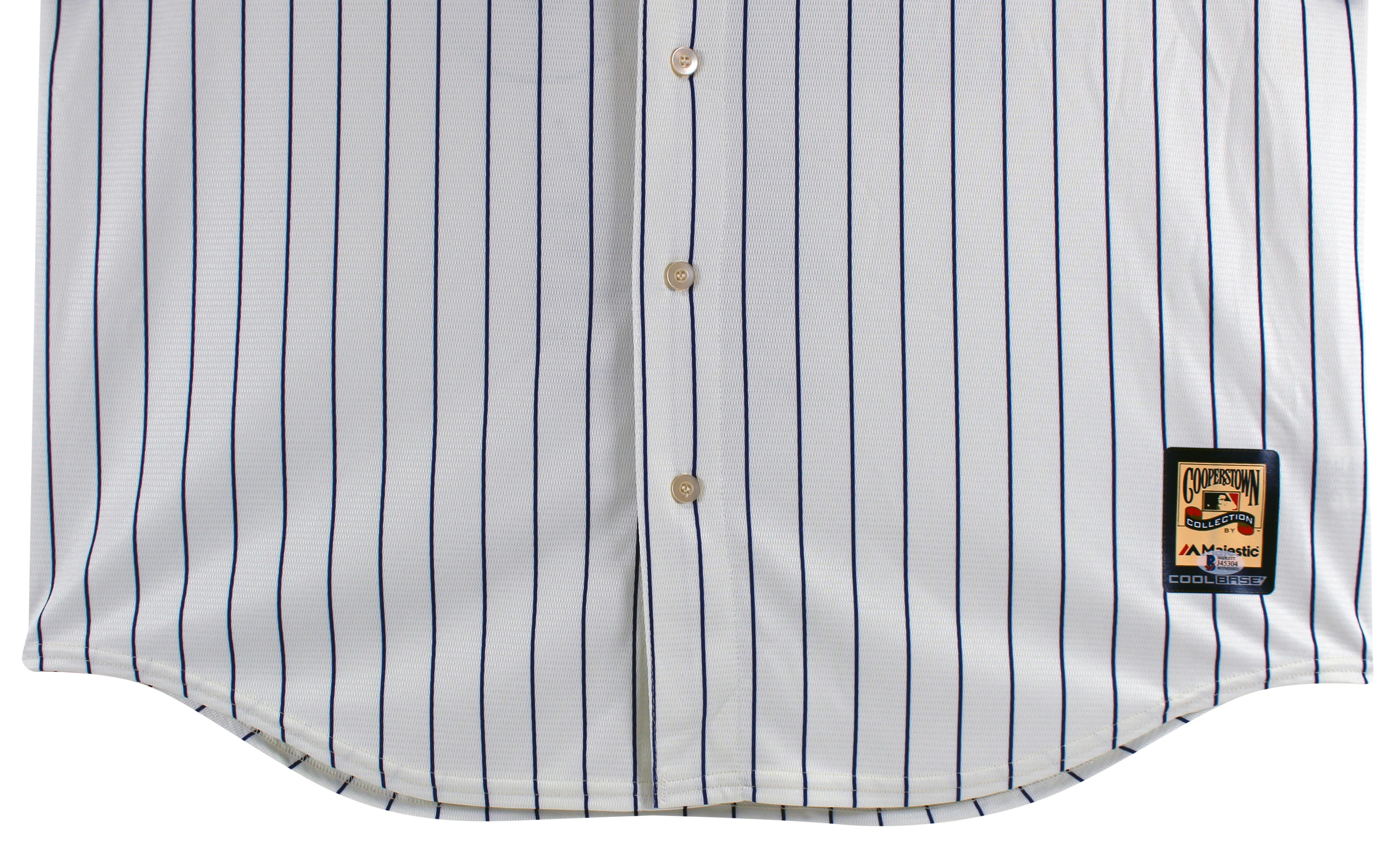 D-Backs Luis Gonzalez "Career Stat" Signed Majestic Coolbase Jersey BAS Witness - Image 6