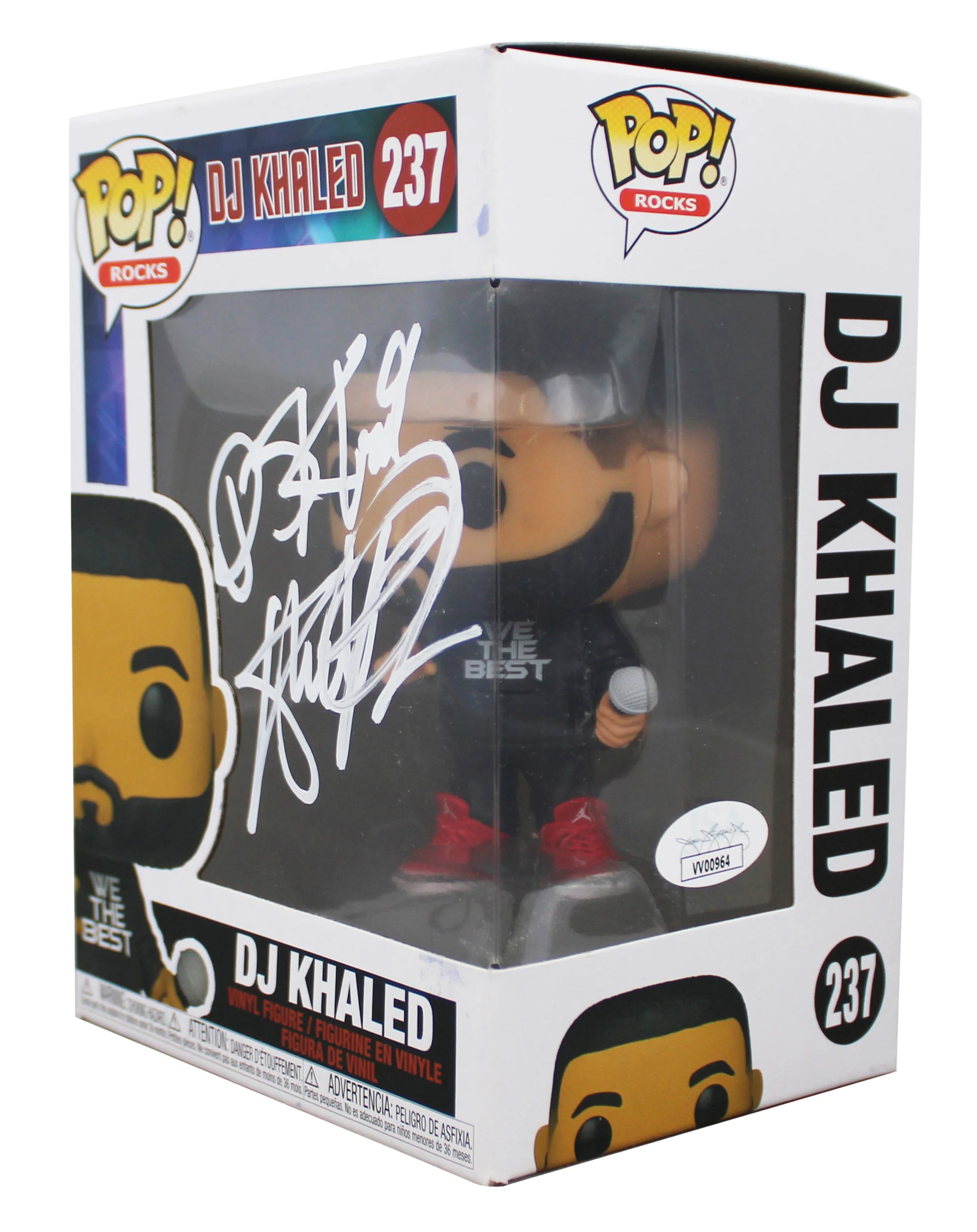 D.J. Khaled Authentic Signed #237 Funko Pop Vinyl Figure JSA #VV00964 - Image 3