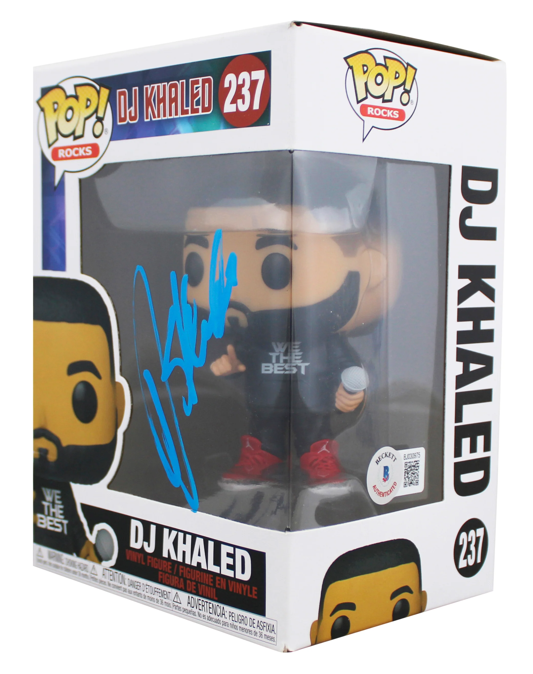 D.J. Khaled Authentic Signed D.J. Khaled #237 Funko Pop Vinyl Figure BAS - Image 3