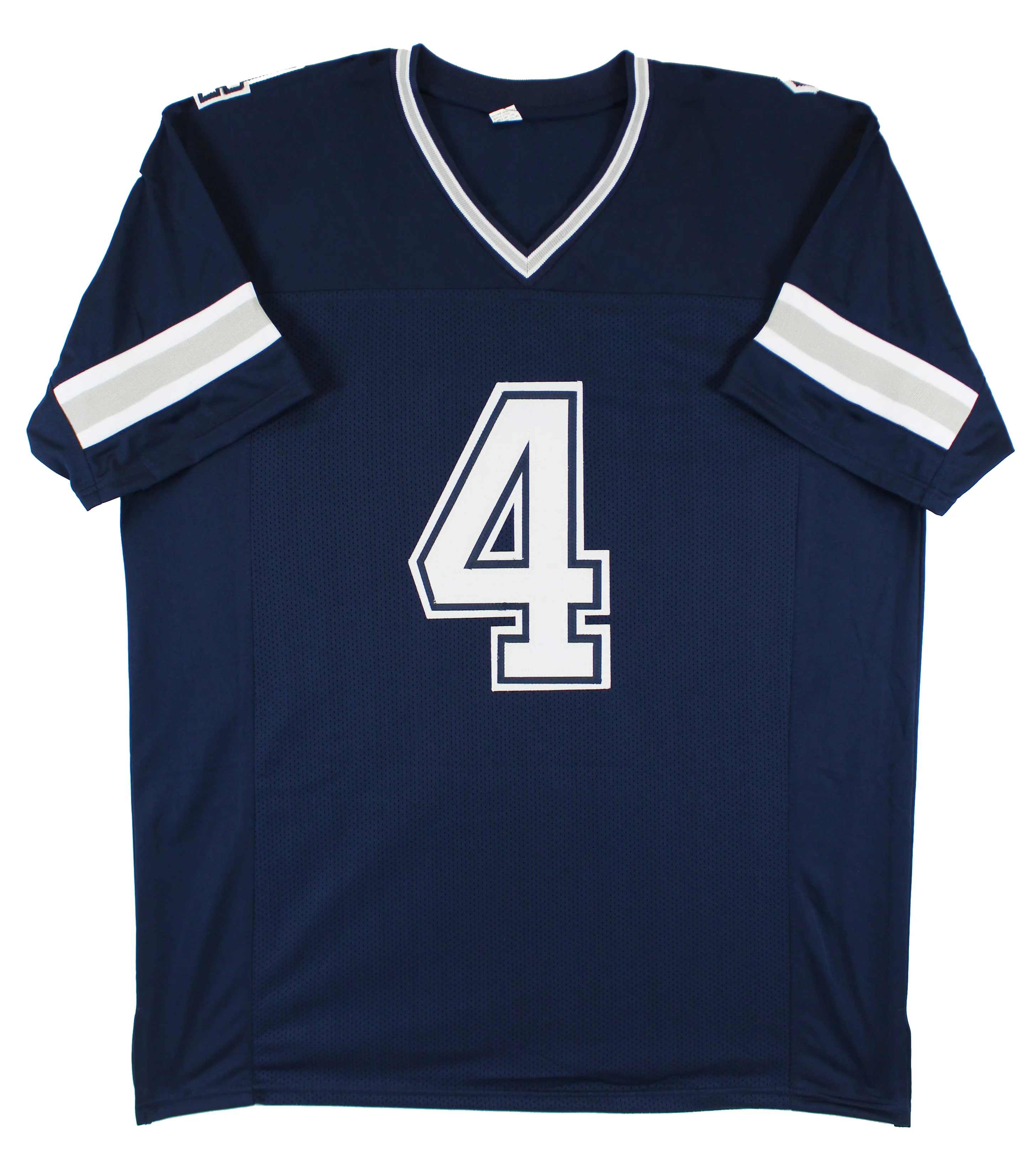 Dak Prescott Authentic Signed Navy Blue Pro Style Jersey Autographed BAS Witness - Image 4